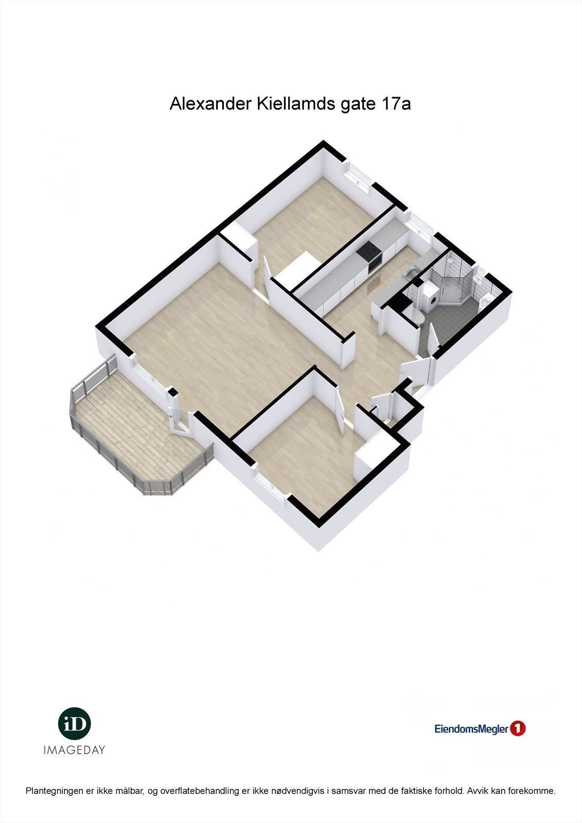 -Plantegning illustrasjon, ikke opplegg til vaskemaskin på badet- Galleribilde