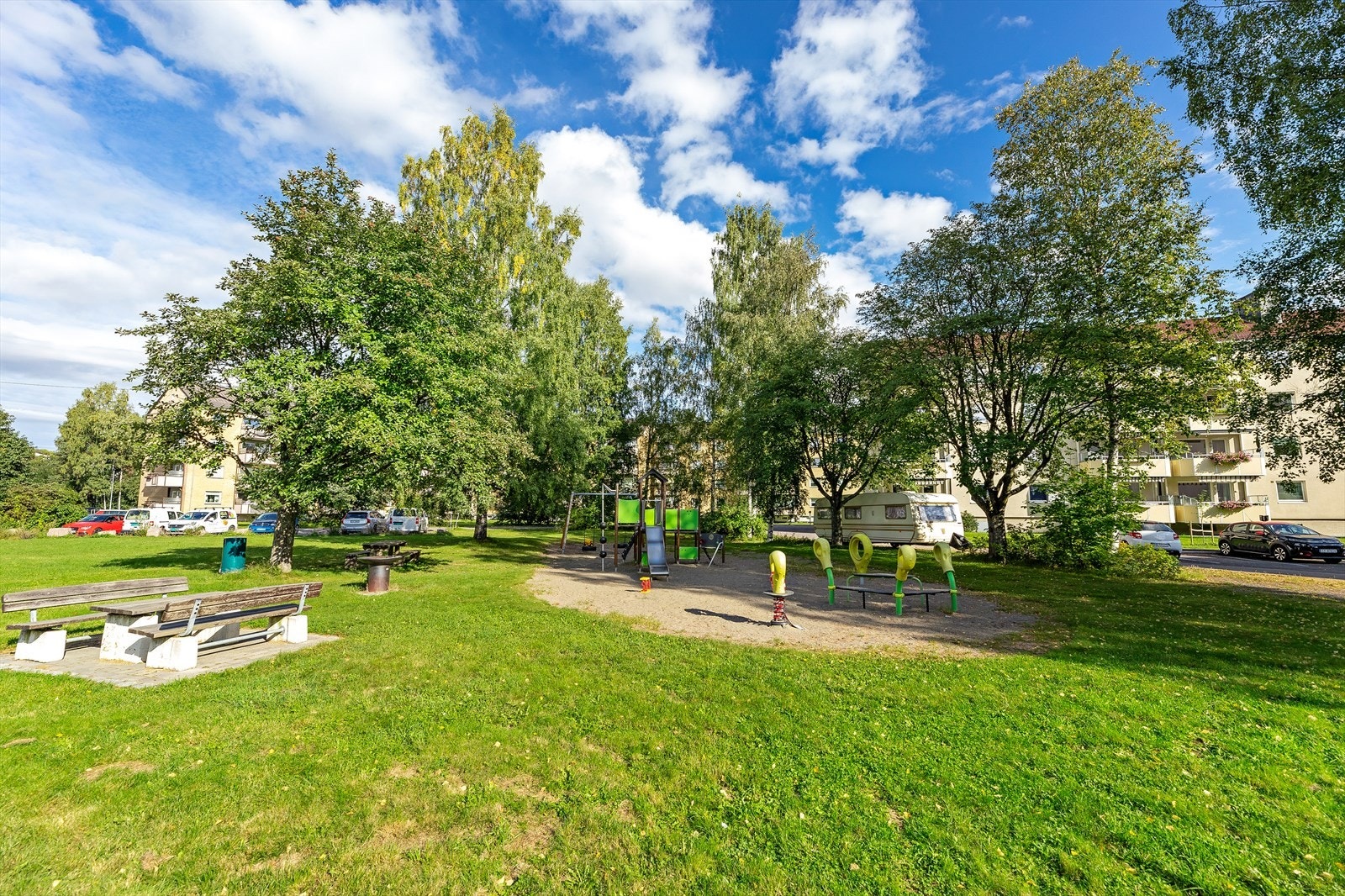 Felles areal for store og små. Galleribilde