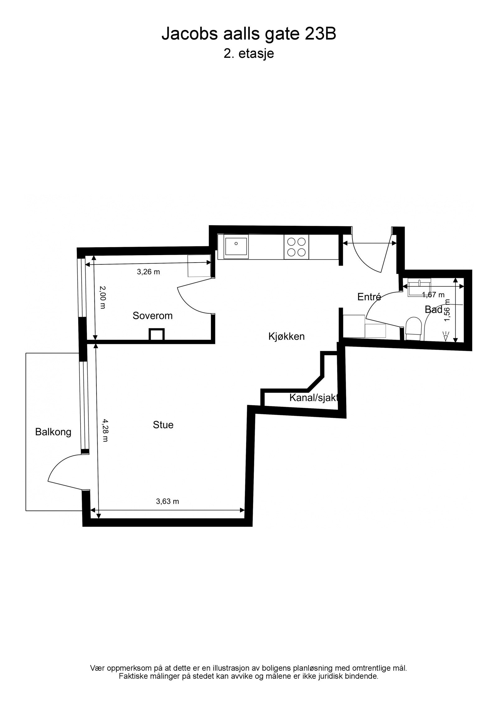 Plantegning Galleribilde