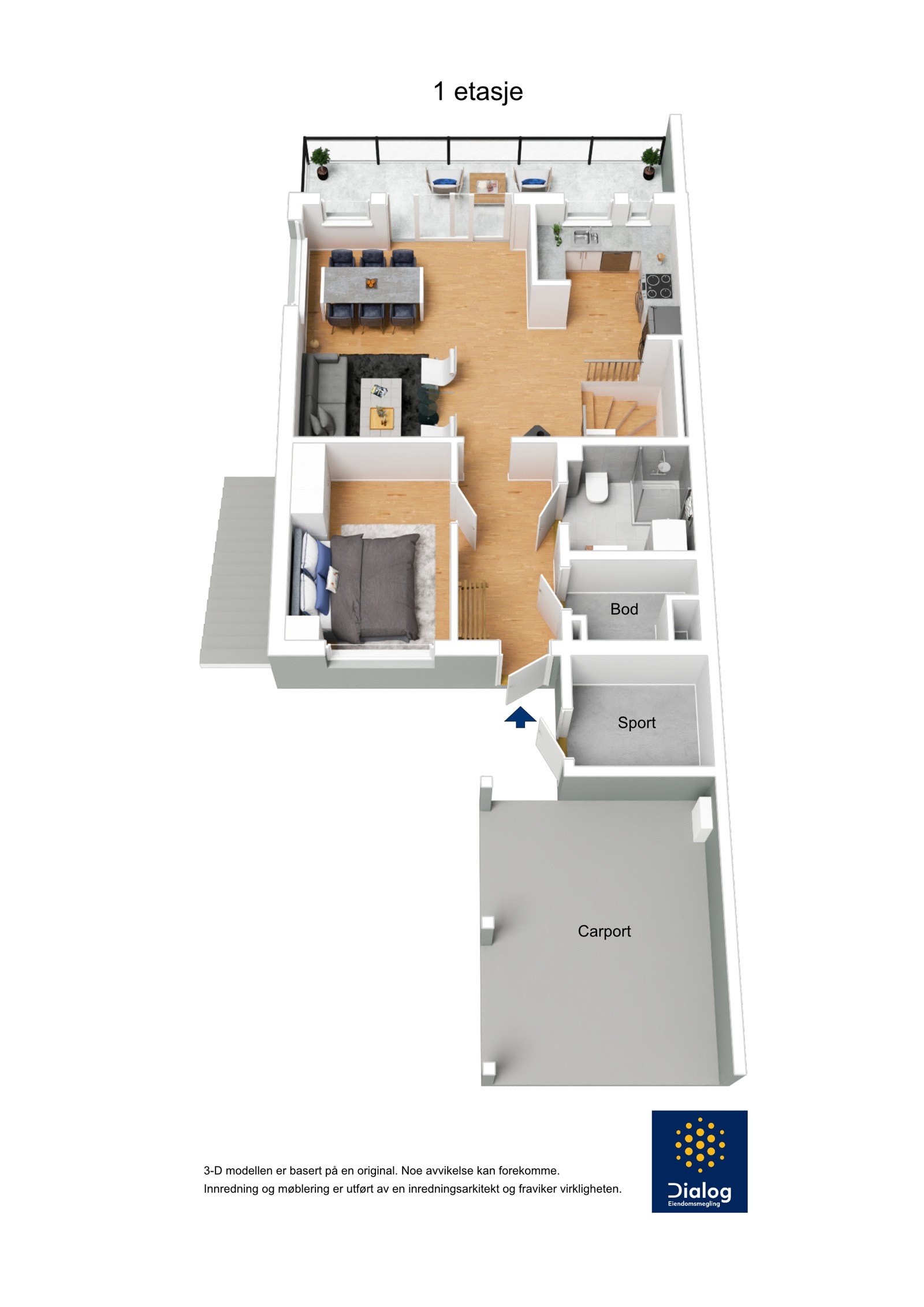 Plantegning Galleribilde