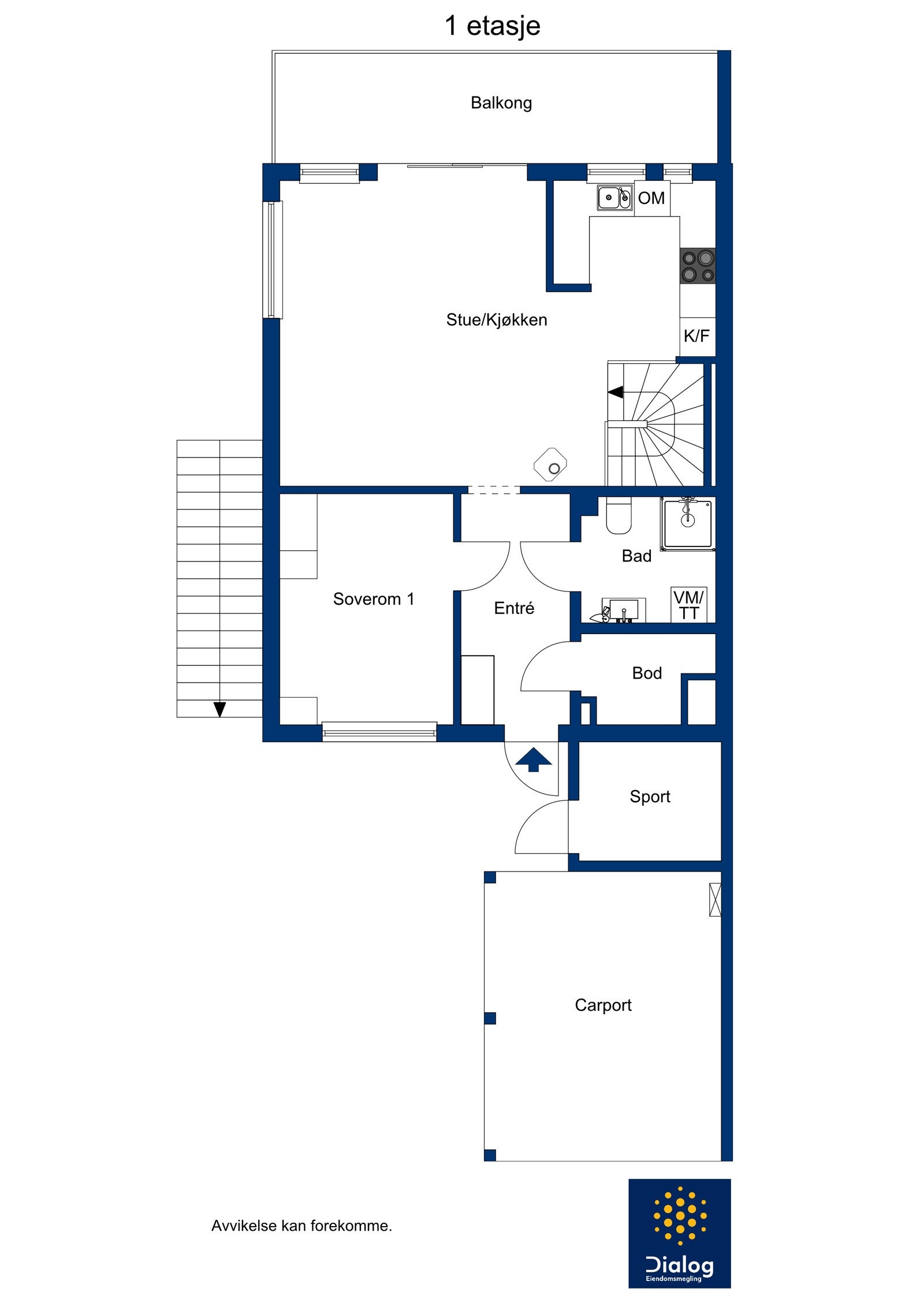Plantegning Galleribilde