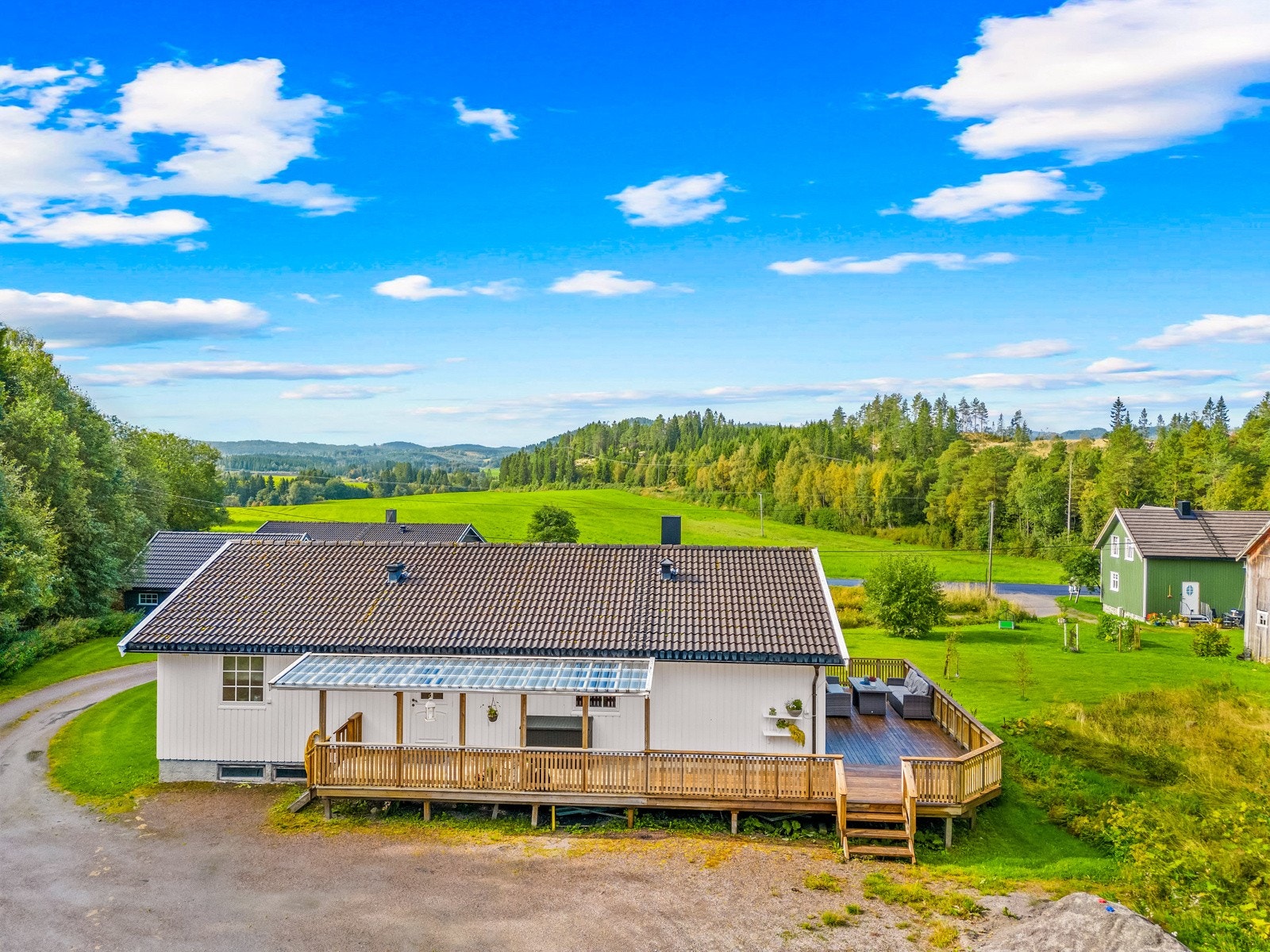 Dronefoto Galleribilde