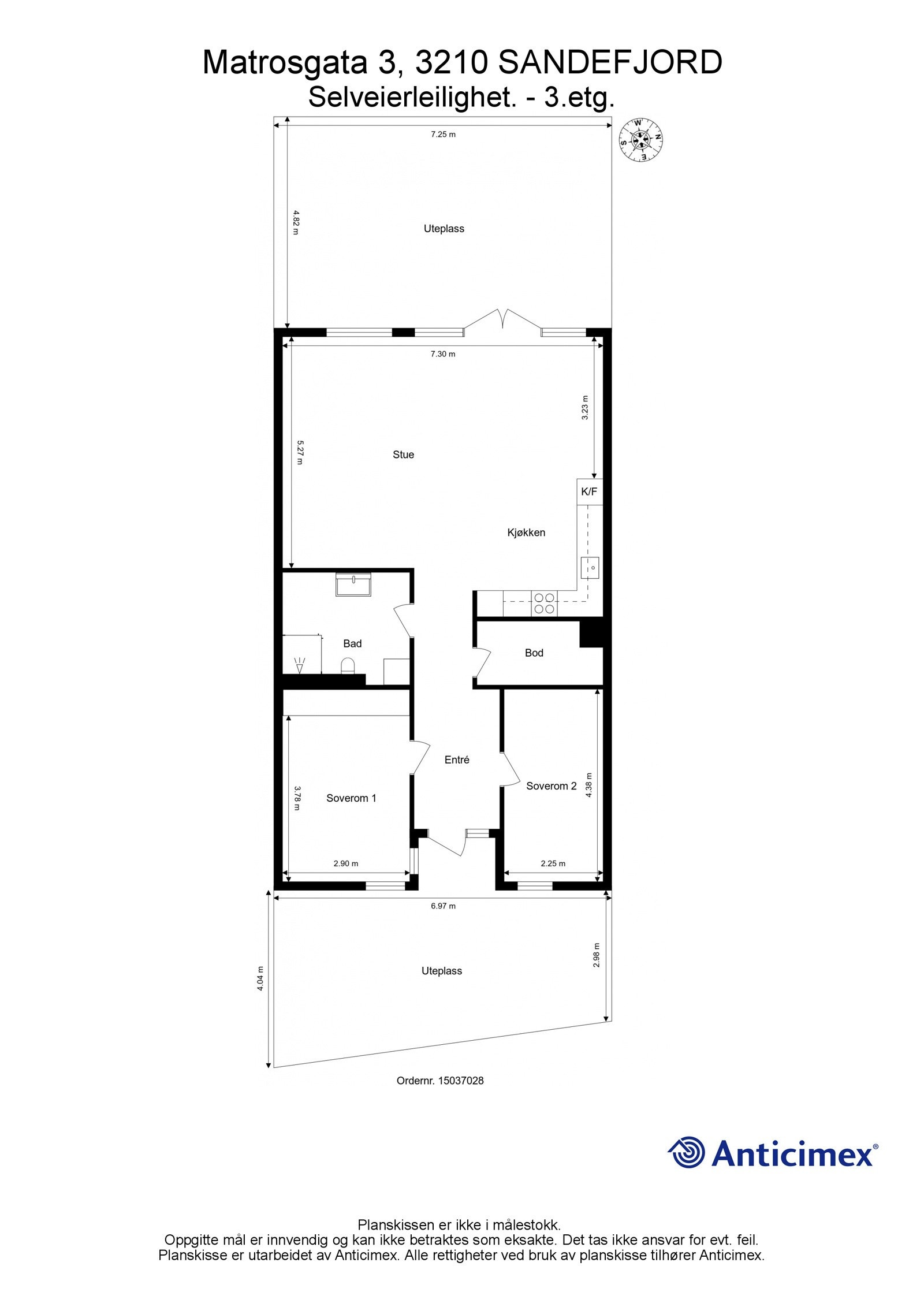Plantegning Galleribilde