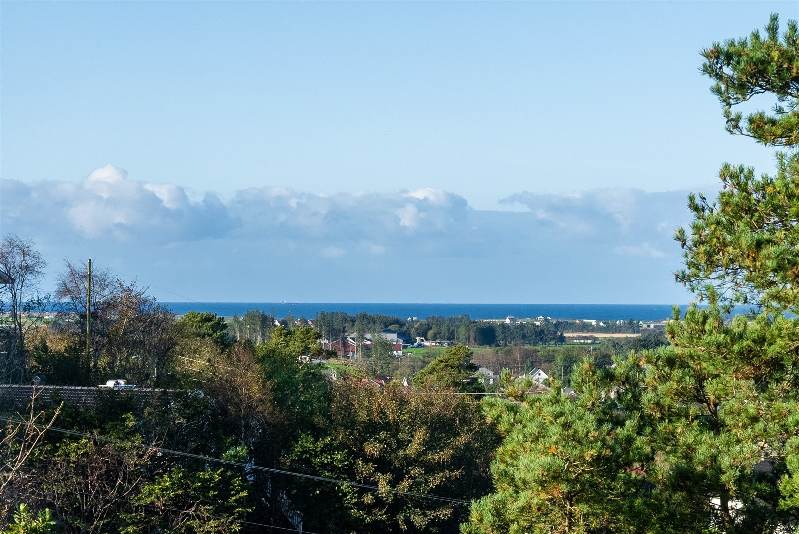 Utsikt mot havet Galleribilde