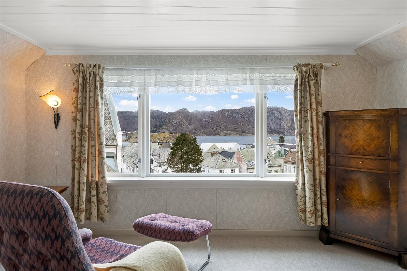 Her er utsikten på sitt beste i boligen. Galleribilde
