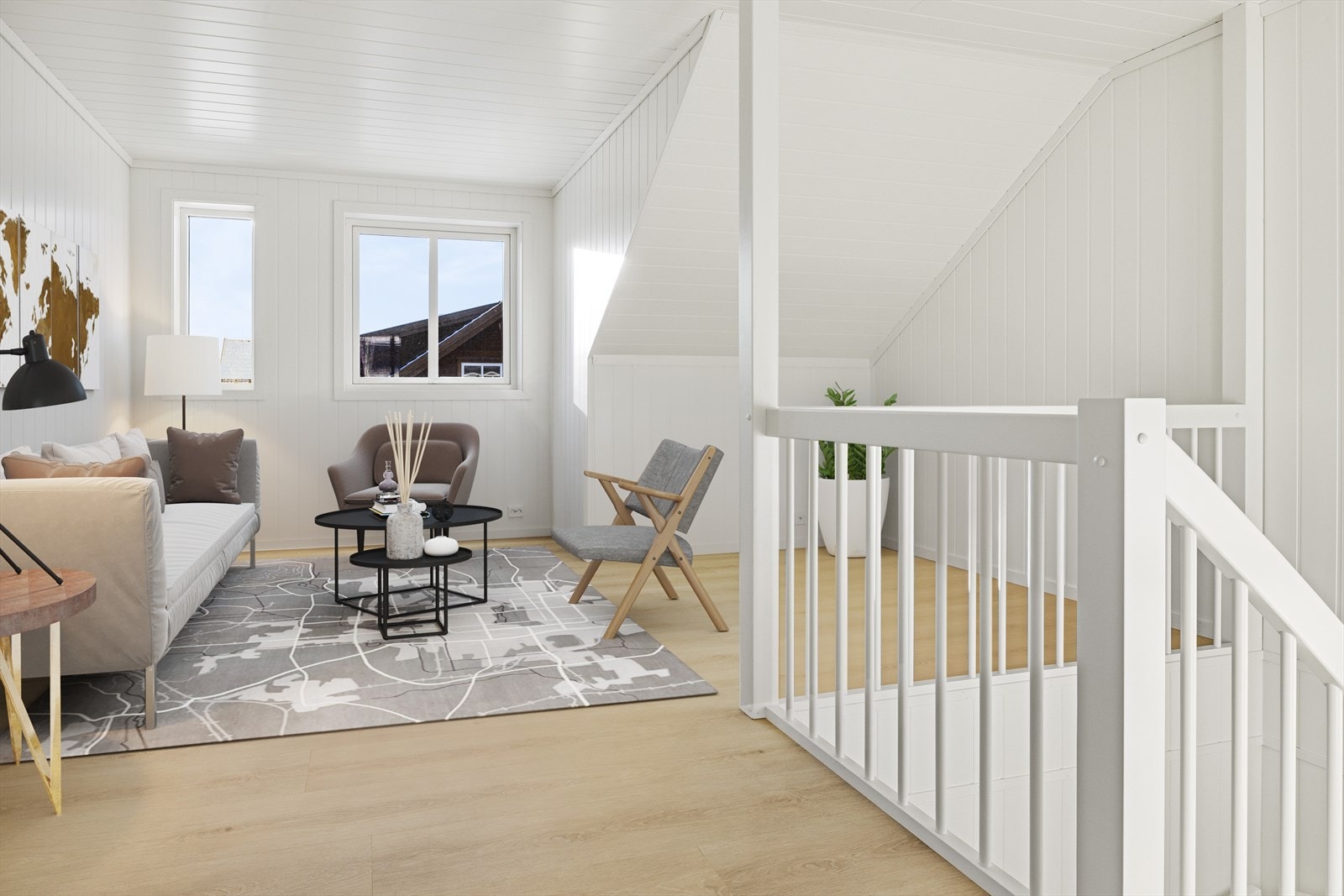 Loftsstue - Illustrasjonsfoto Galleribilde