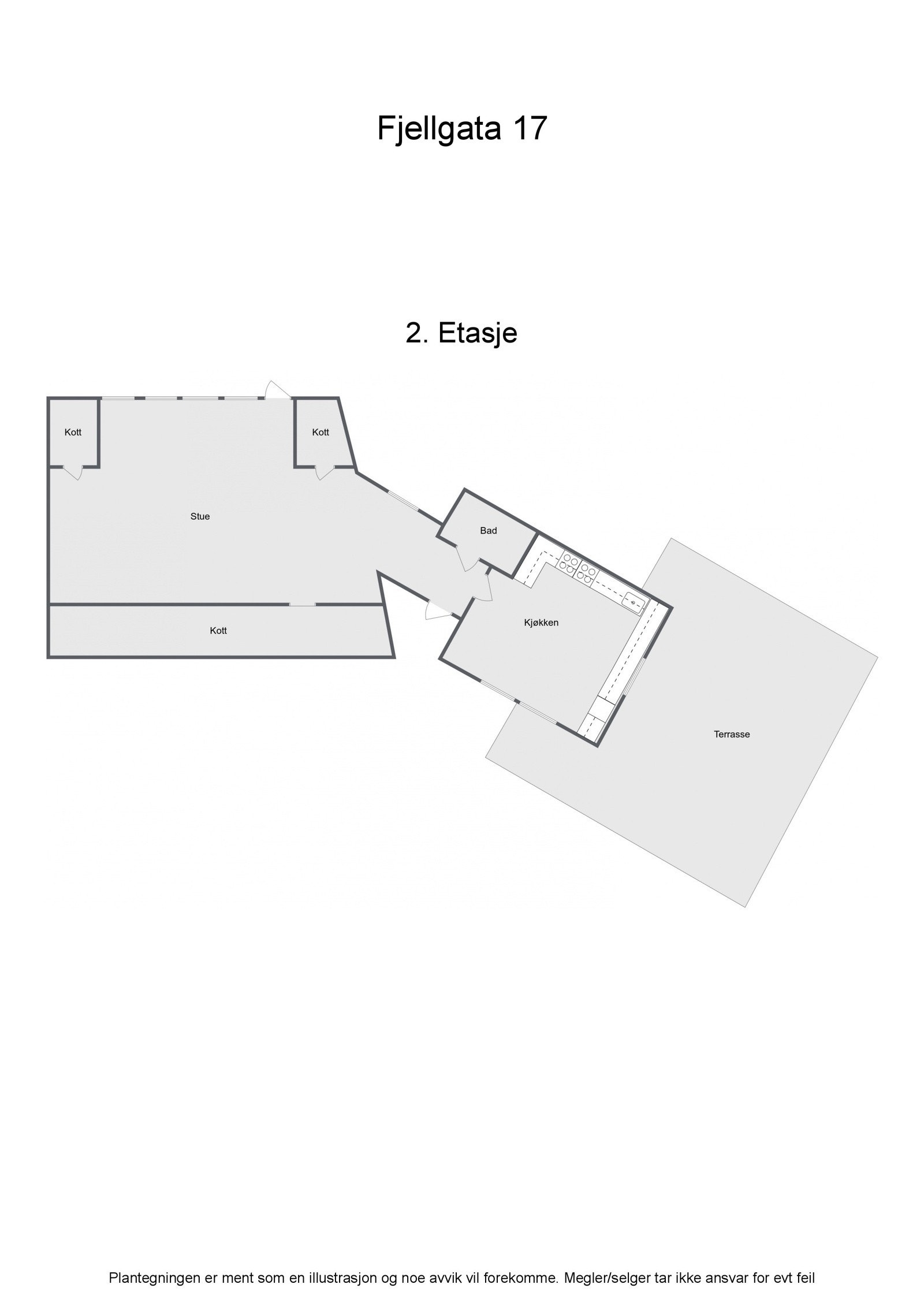 Plantegning 2. etasje Galleribilde