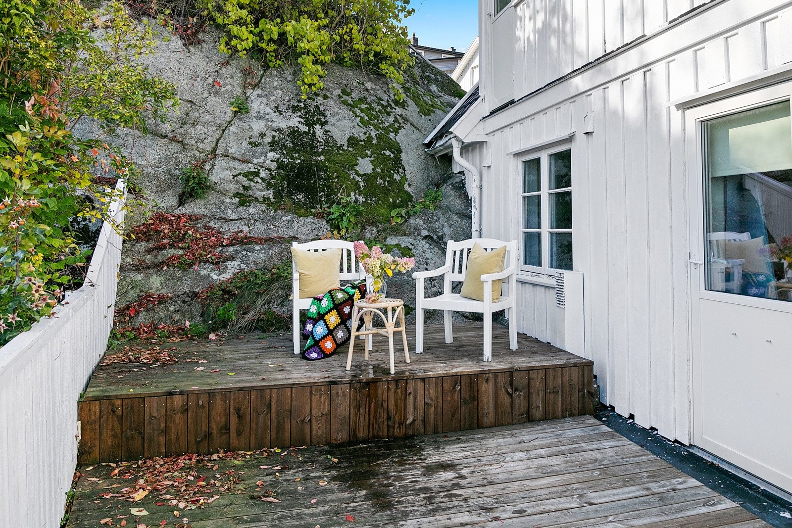 Terrasse utenfor soverom Galleribilde
