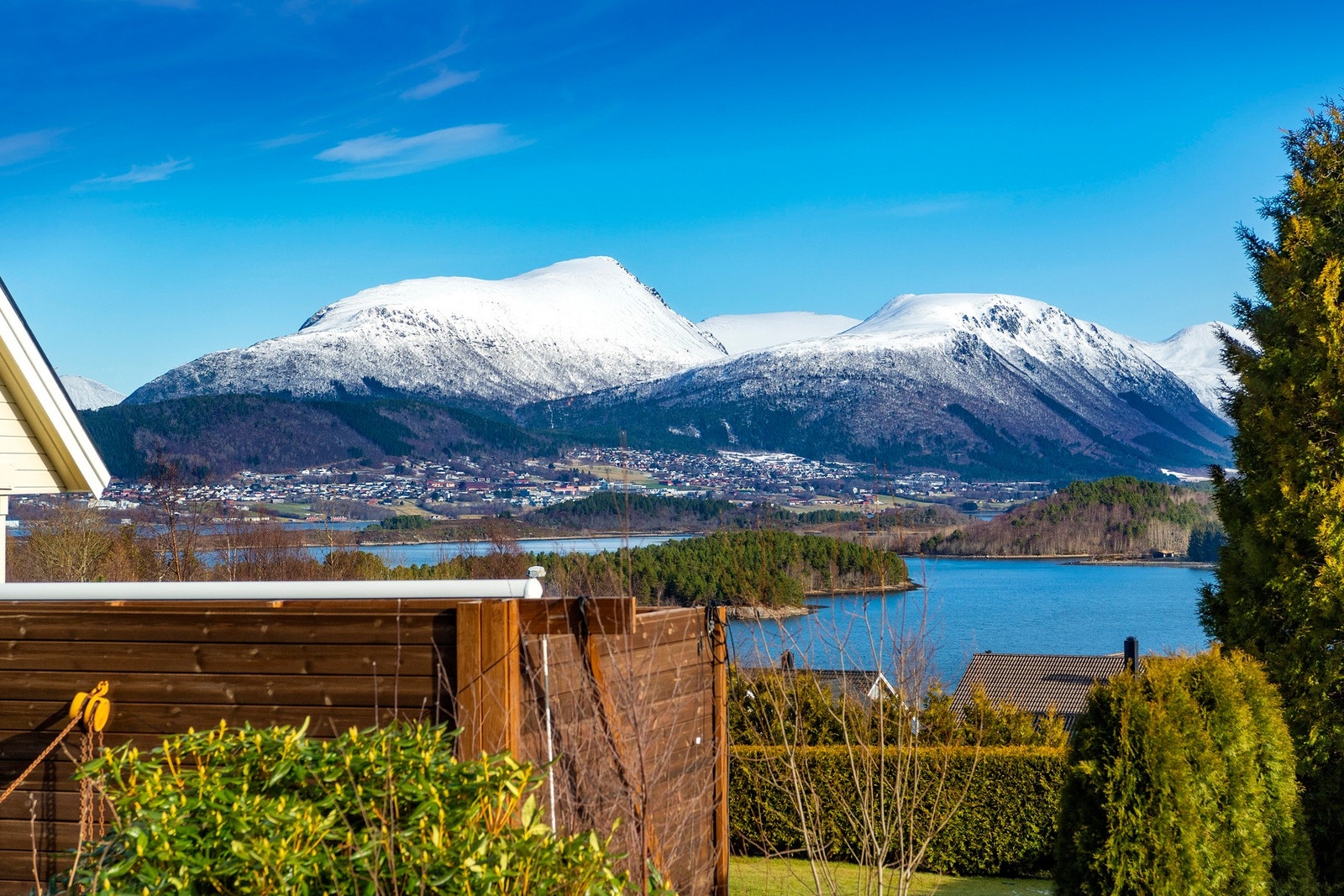 Flott utsikten fra eiendommen Galleribilde