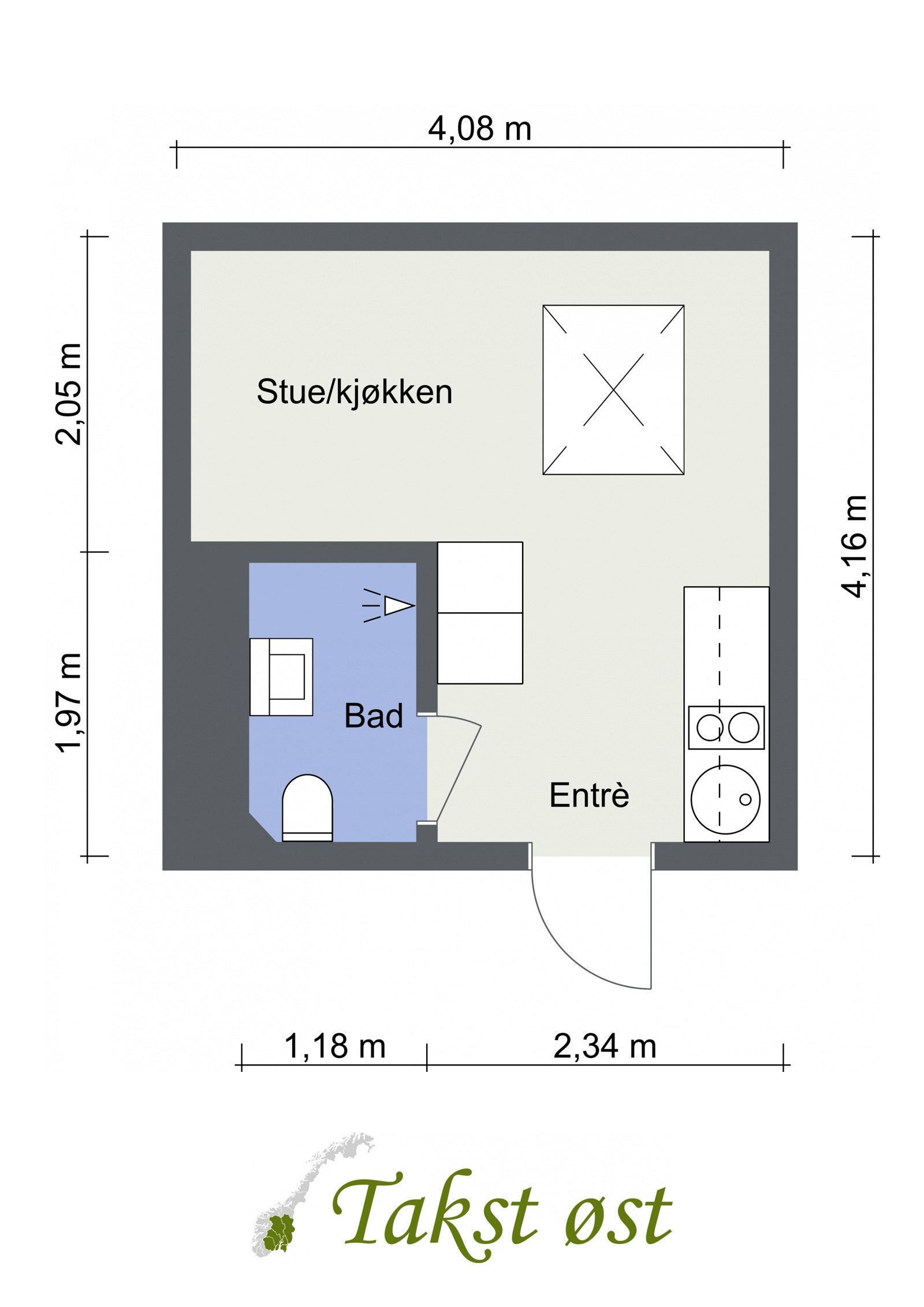 Plantegning. Galleribilde