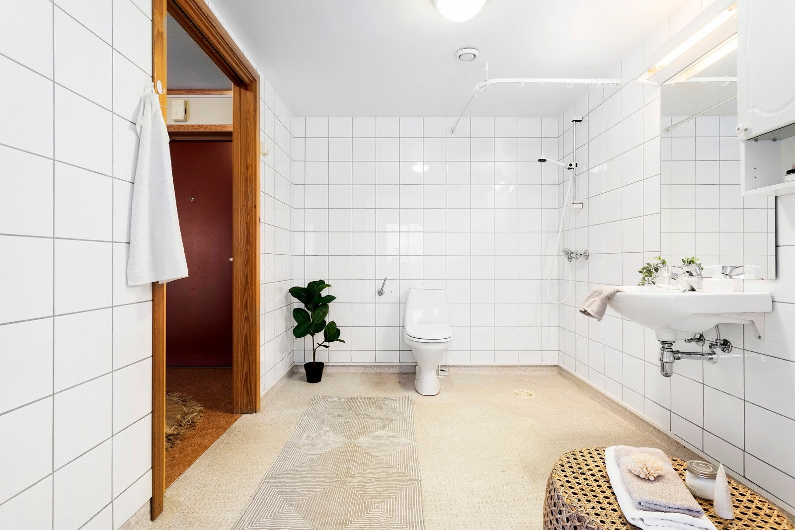 Baderommet er av god størrelse. Galleribilde