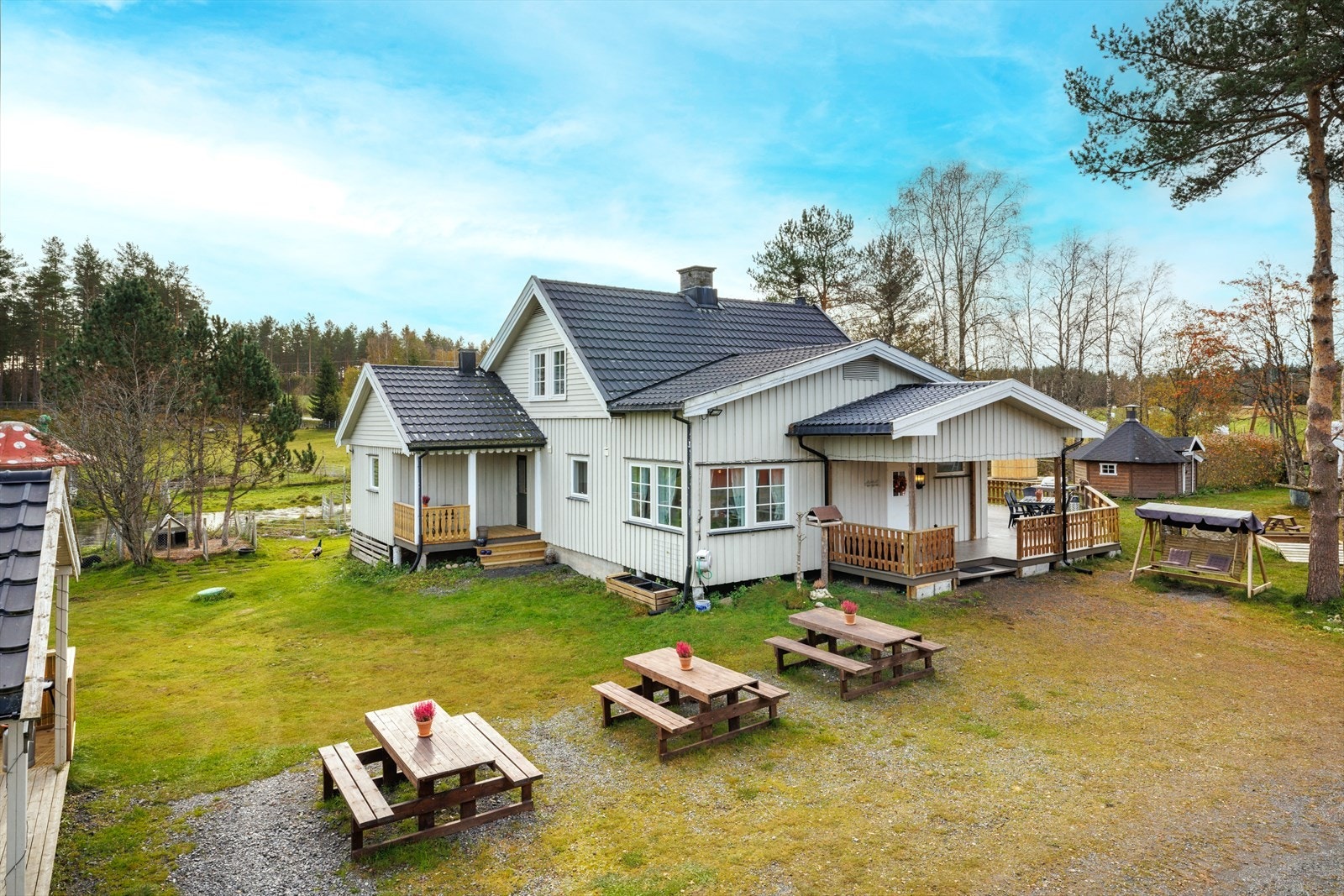 Snippen gård er en koselig besøksgård. Galleribilde