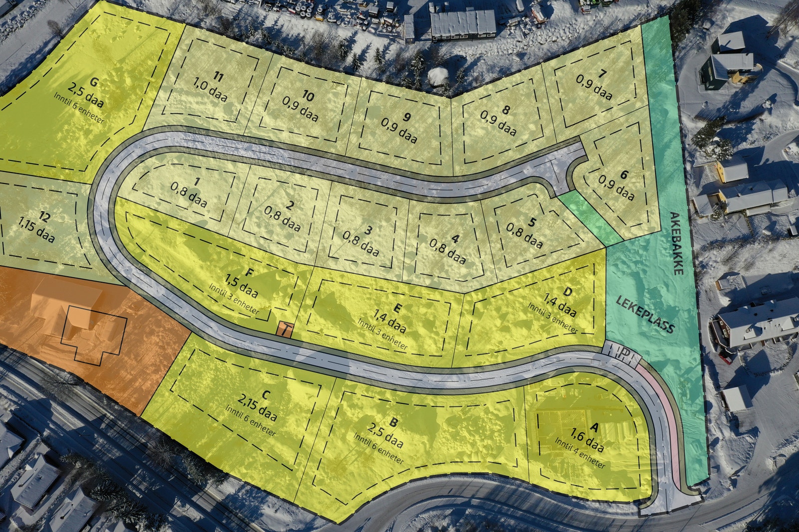 Reguleringskart. Galleribilde