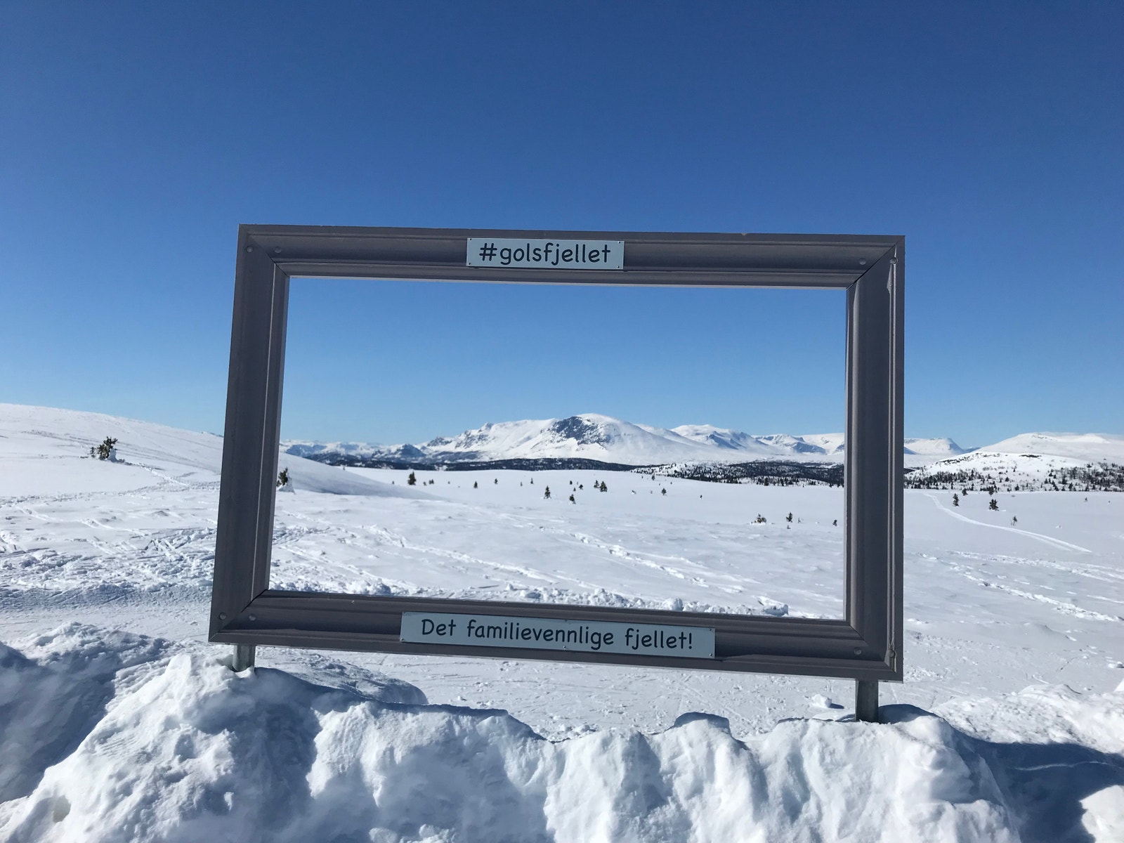 Det er kort vei til Golsfjellet og langrennsløyper. Galleribilde