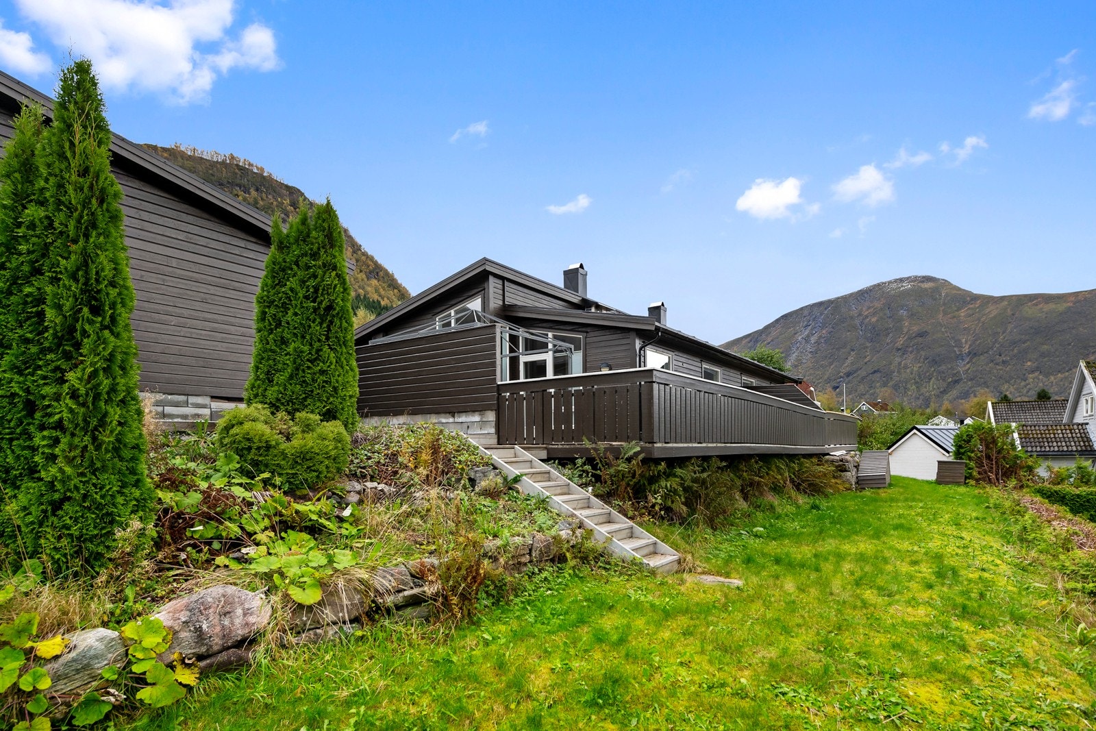Flott uteområde Galleribilde
