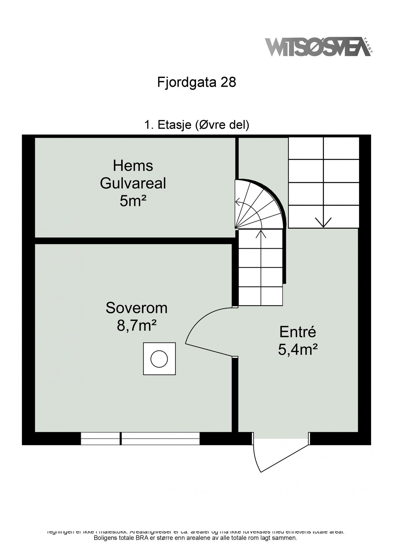 Plantegning Hems. Galleribilde