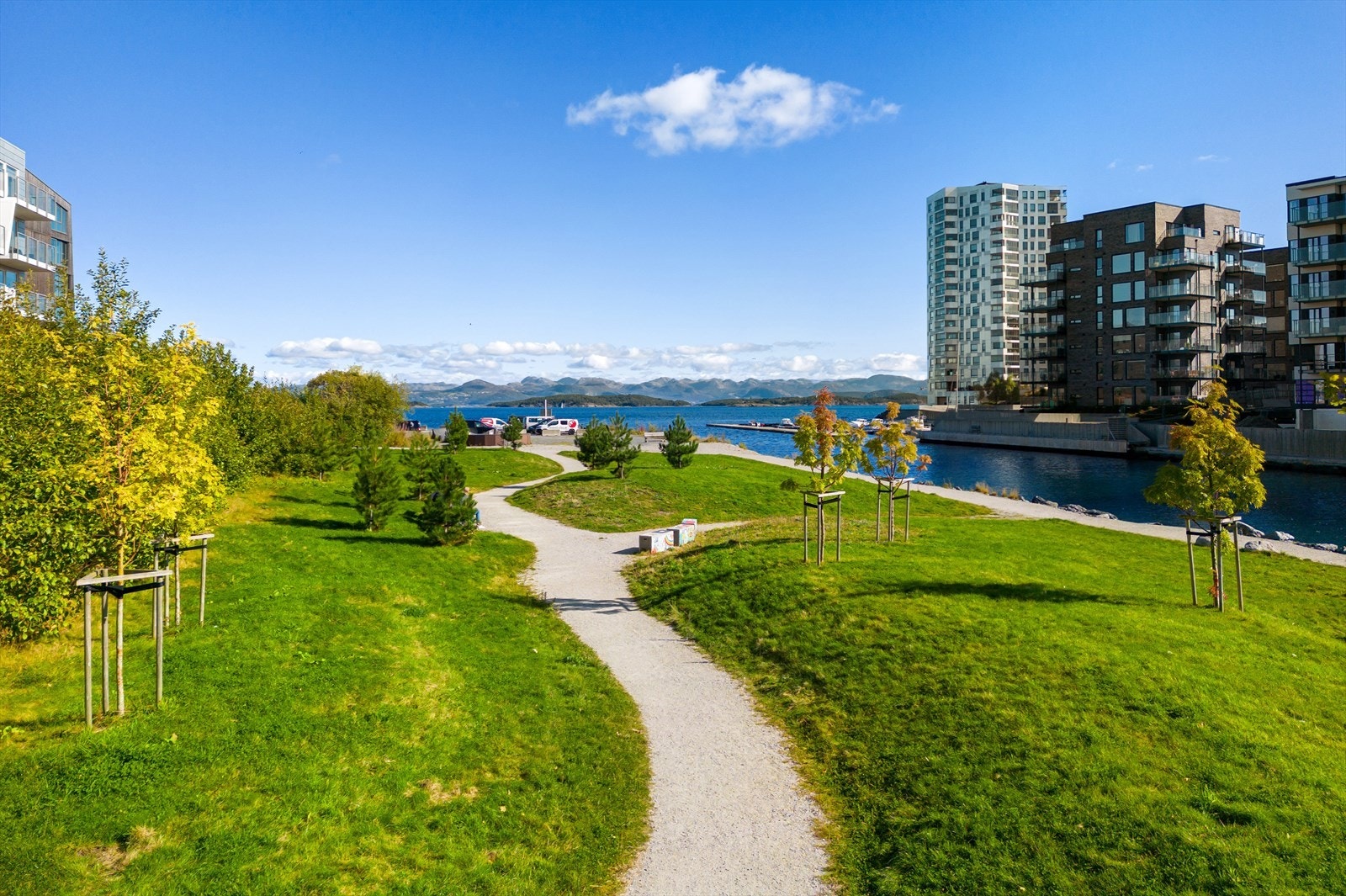 Herlige turmuligheter langs sjøen. Galleribilde