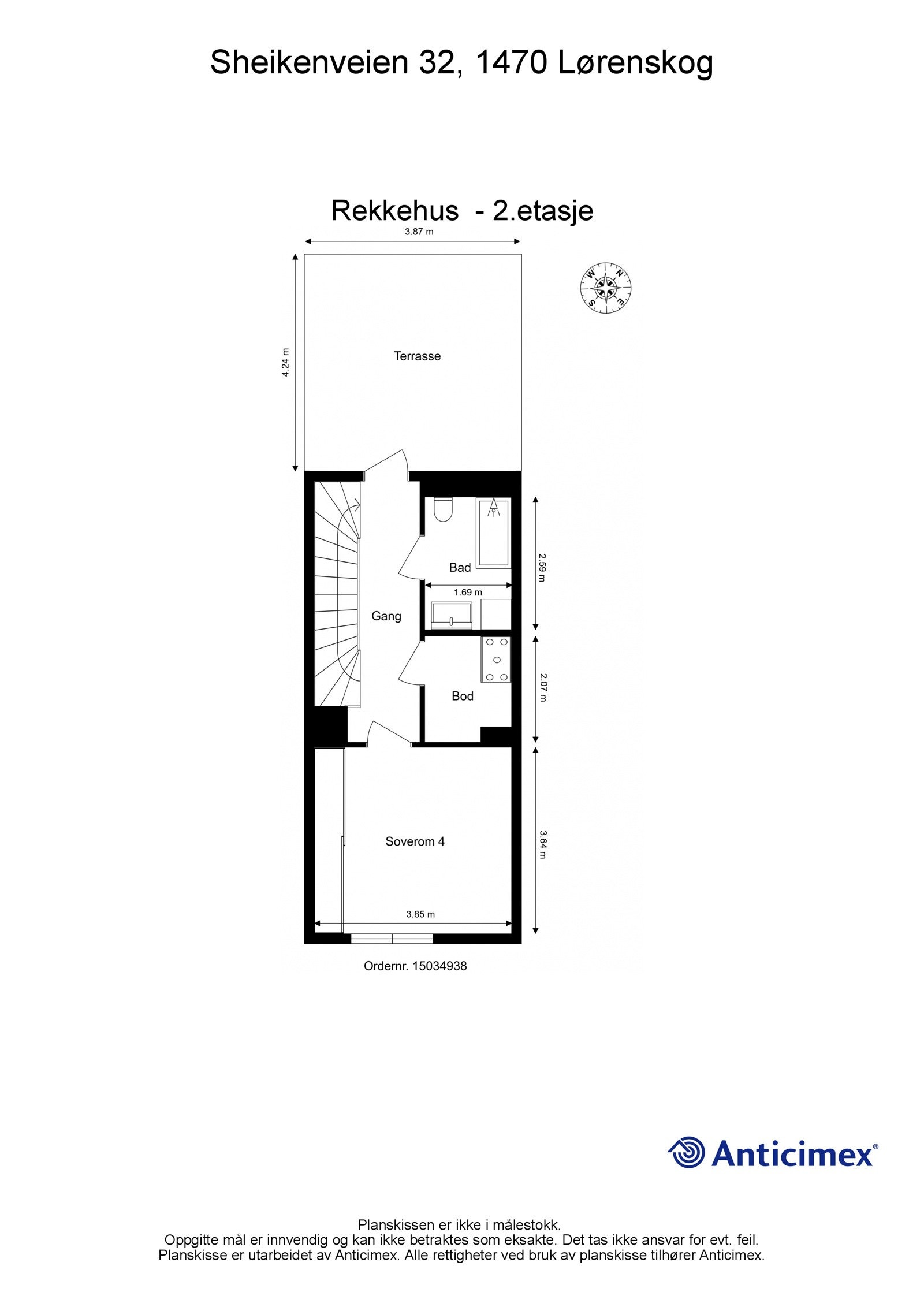 Plantegning 2. etasje. Galleribilde