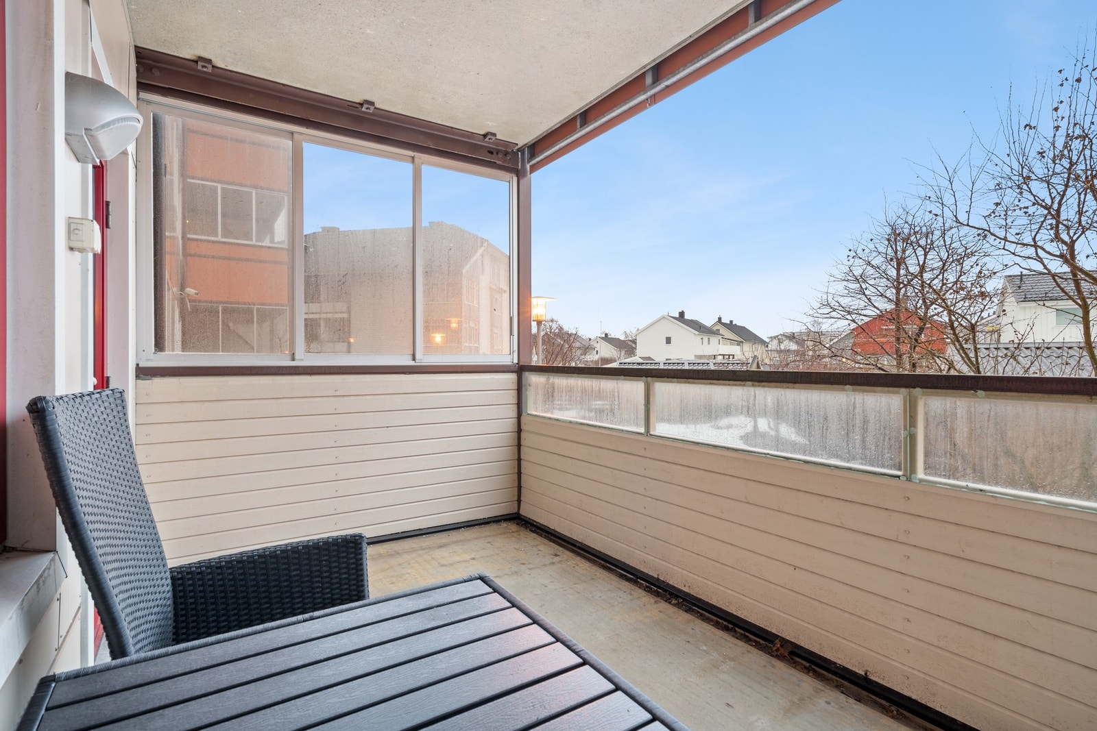 Overbygd balkong på ca 9 kvm Galleribilde