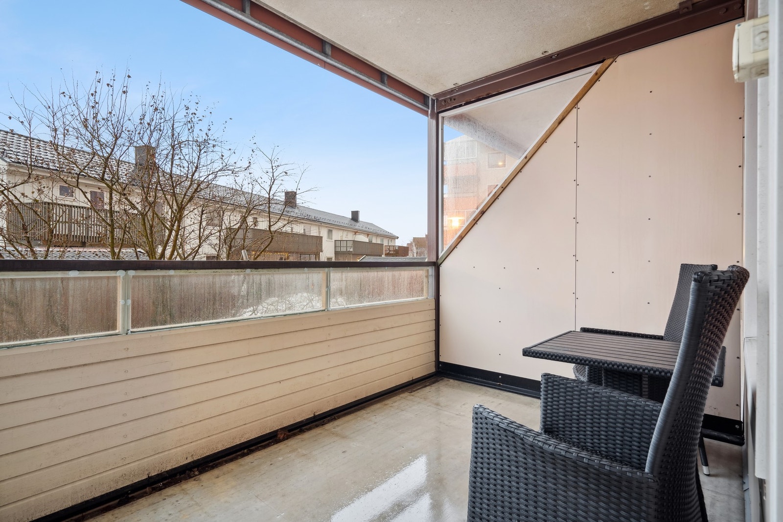Overbygd balkong på ca 9 kvm Galleribilde