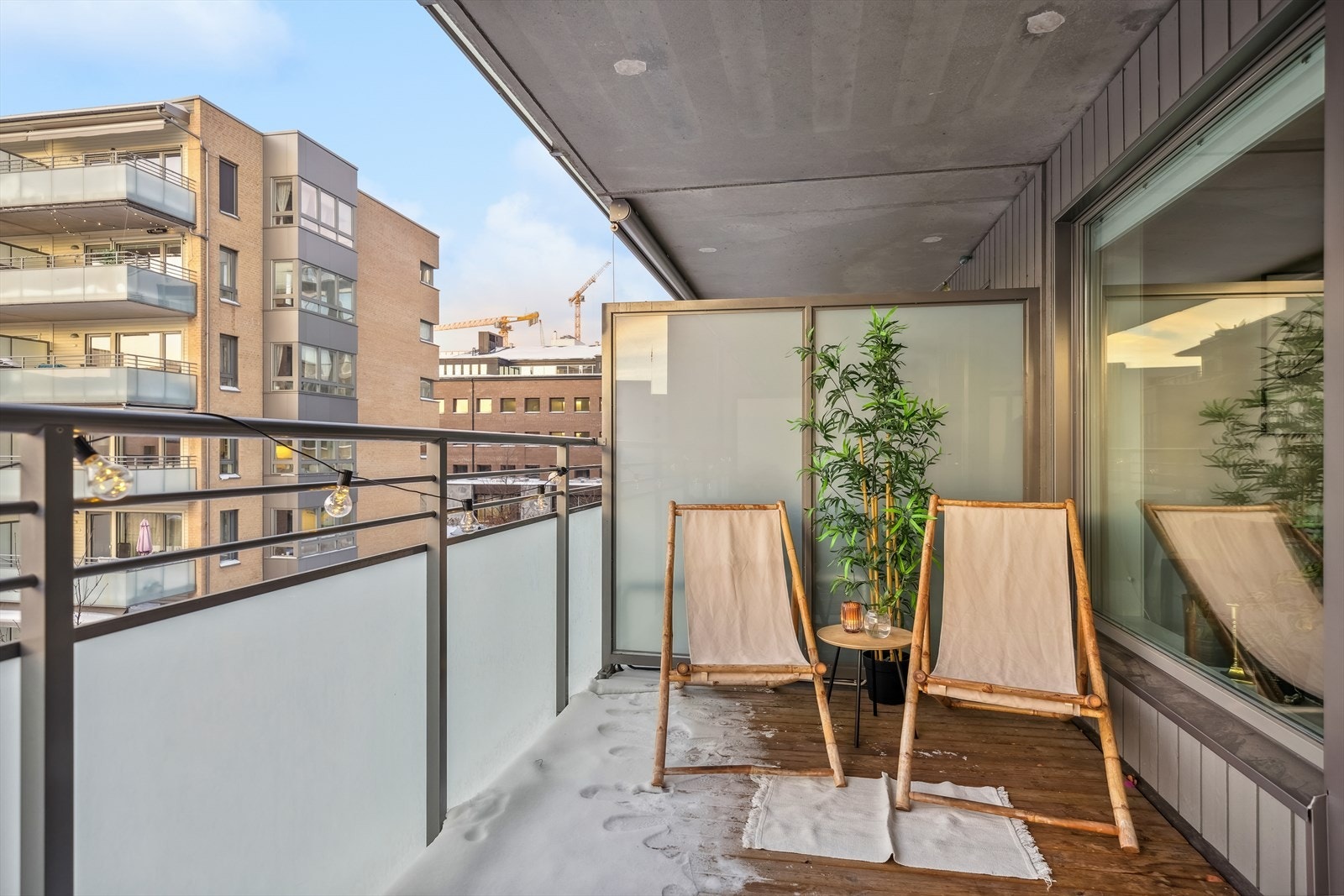 Det er tillat med gassgrill og elektrisk grill på uteplassen. Galleribilde