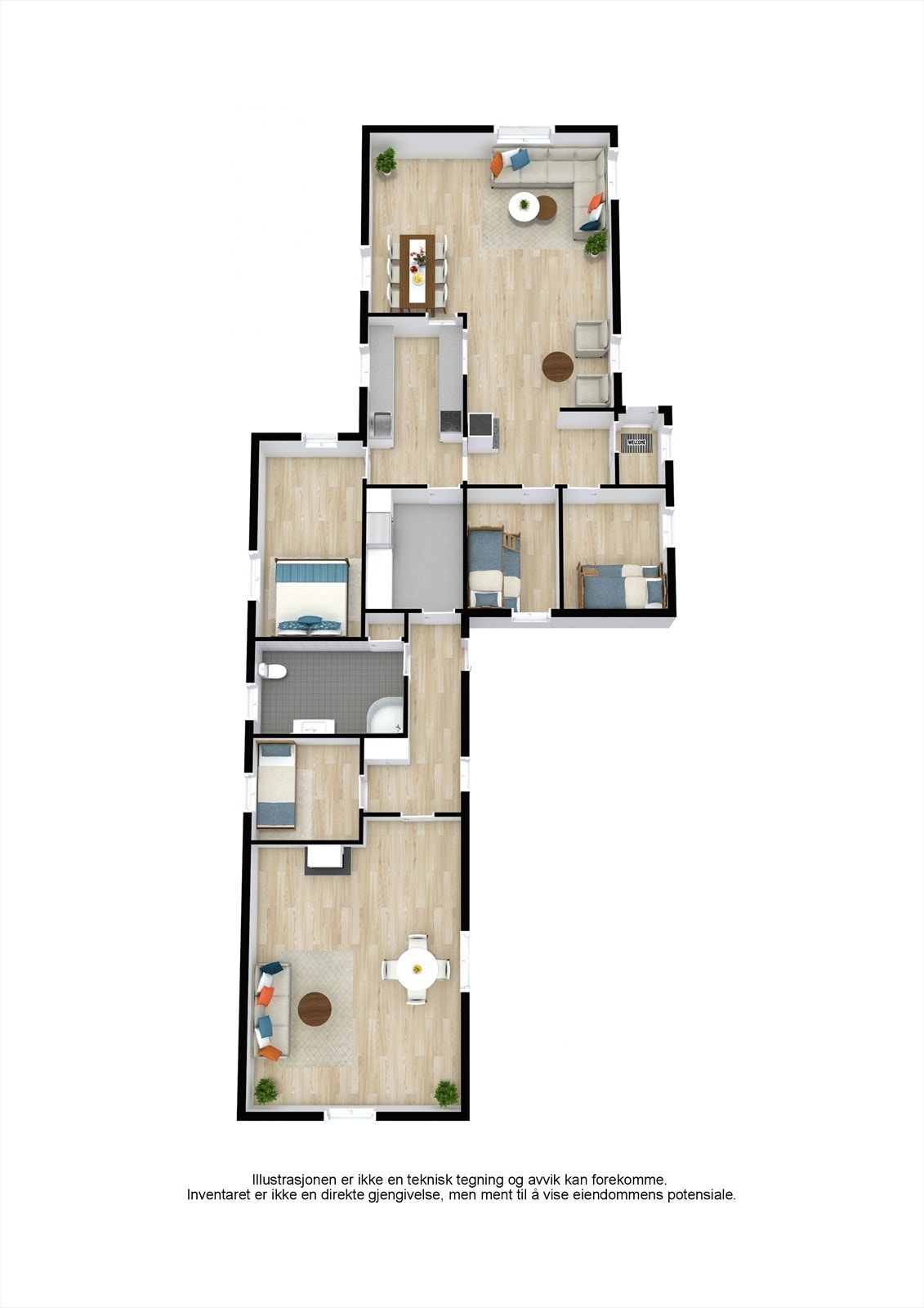 Planoversikt . Galleribilde