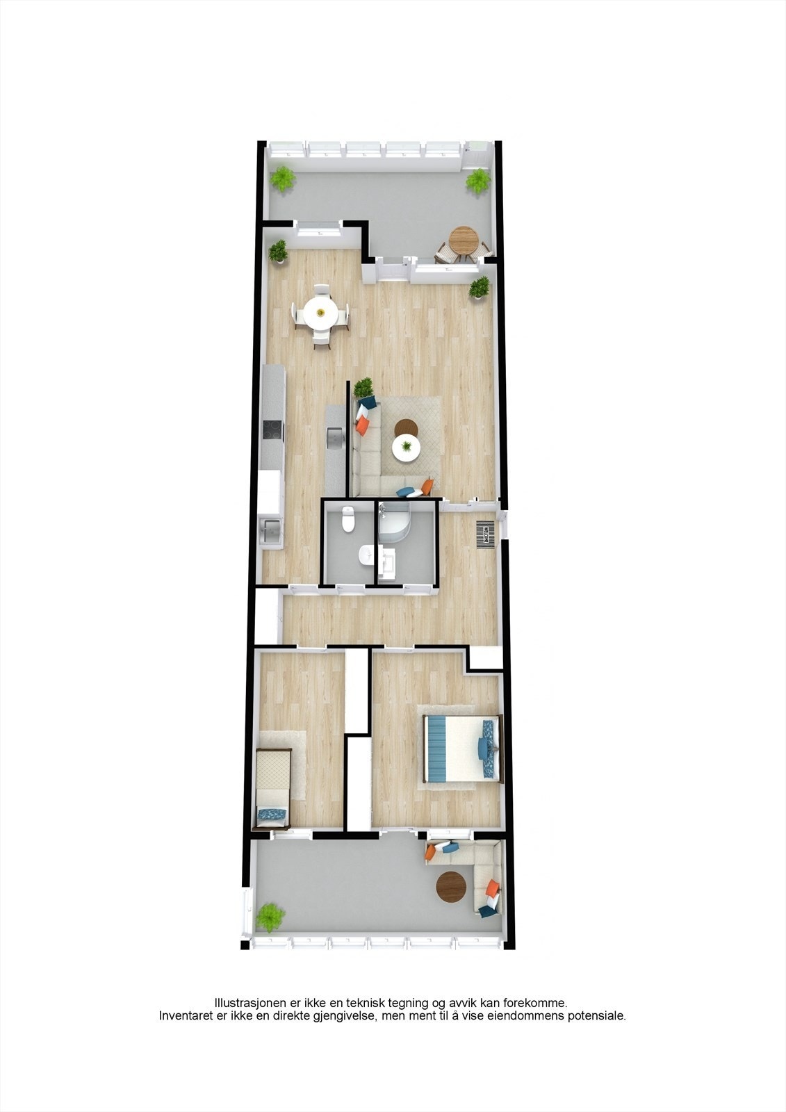Plantegning Galleribilde