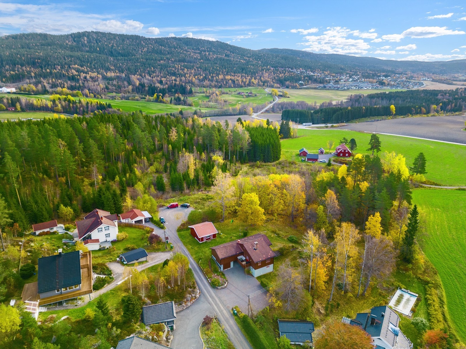Rett i nærheten ligger også Aas gård med en svært flott golfbane, det er også kun en kort kjøretur til Varingskollen alpinsenter med flere nedfarter samt lysløype for ivrige skiløpere. Galleribilde