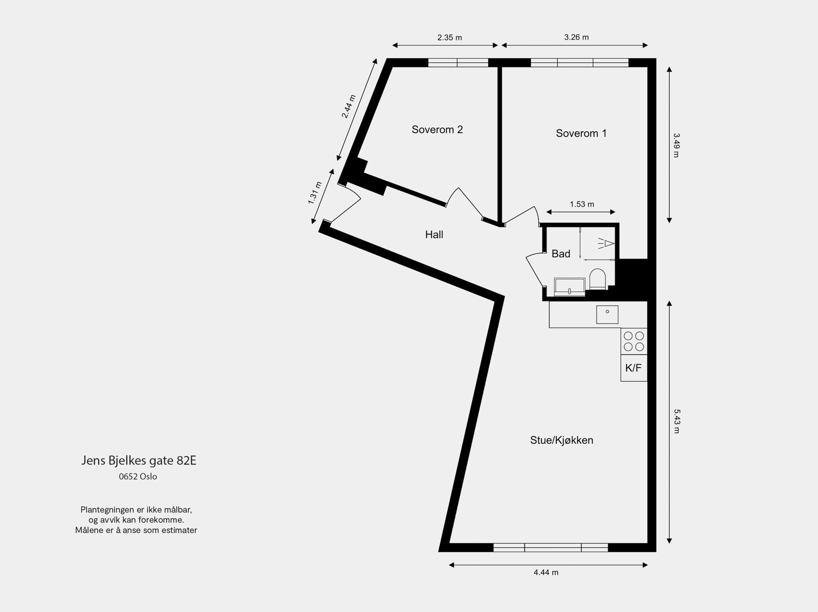 Plantegning | 3. etasje Galleribilde