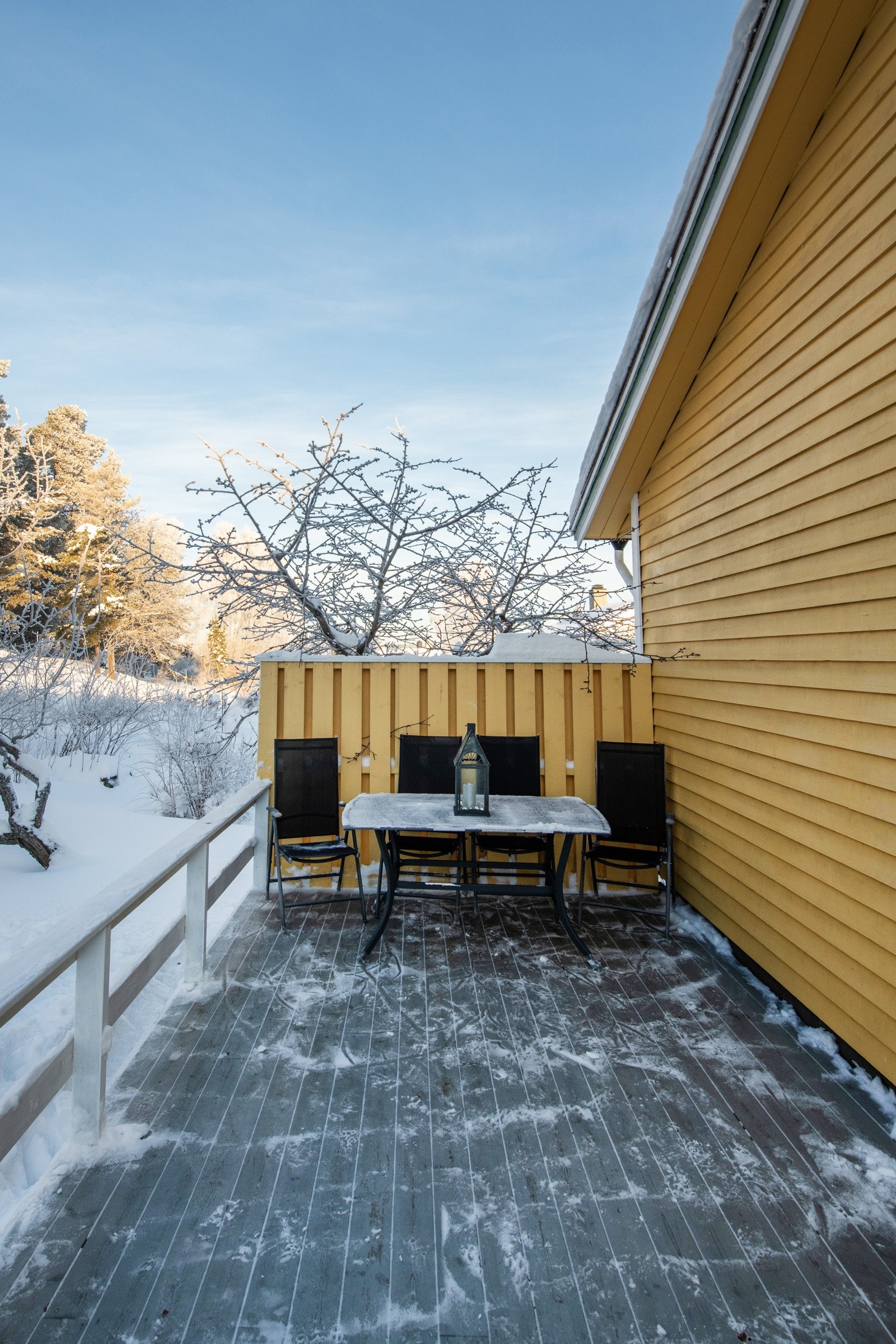 Her er det gode solforhold med sol fra rundt kl. 11-19, ifølge eier. Galleribilde