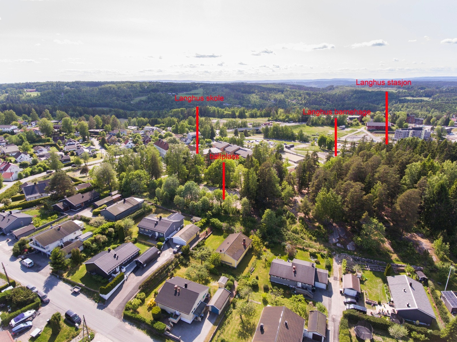 Området byr på flere turmuligheter, gode kollektivforbindelser, og nærhet til barnehage og skole. Galleribilde