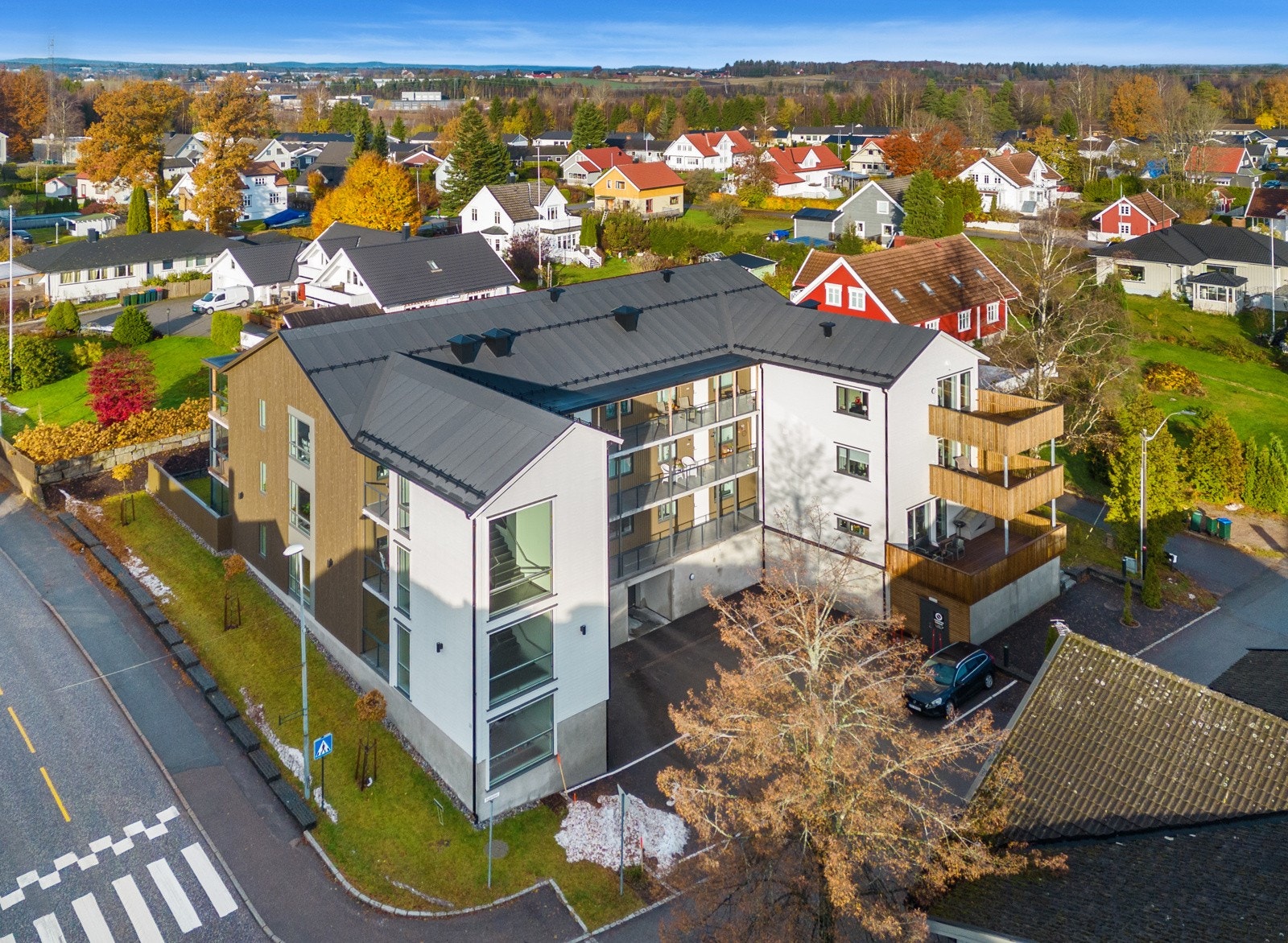 Leilighetene ligger i gåasvtand til Stokke sentrum Galleribilde