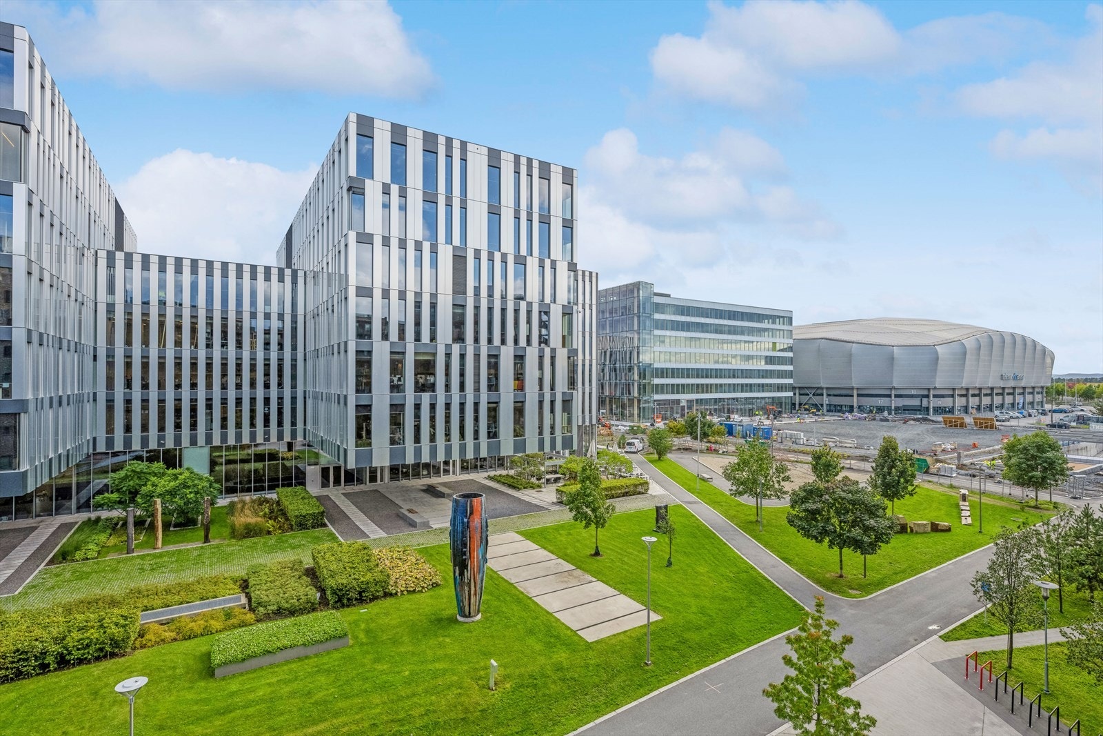 Pent opparbeidet uteområder. Galleribilde