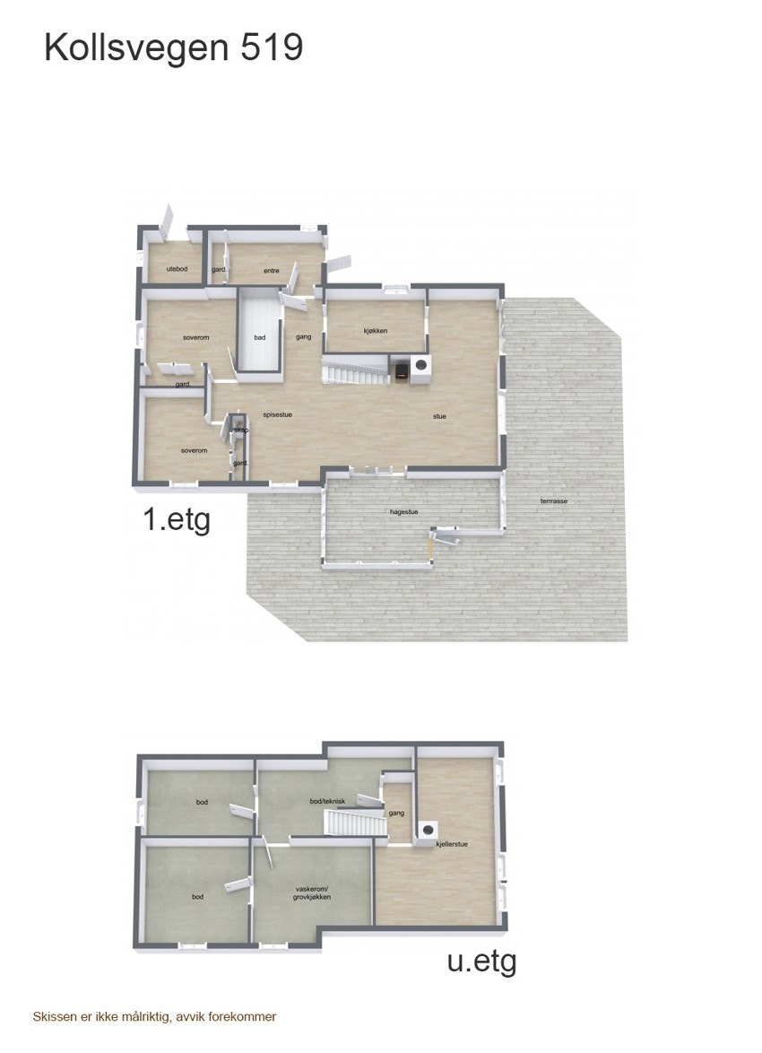 Plantegning Galleribilde