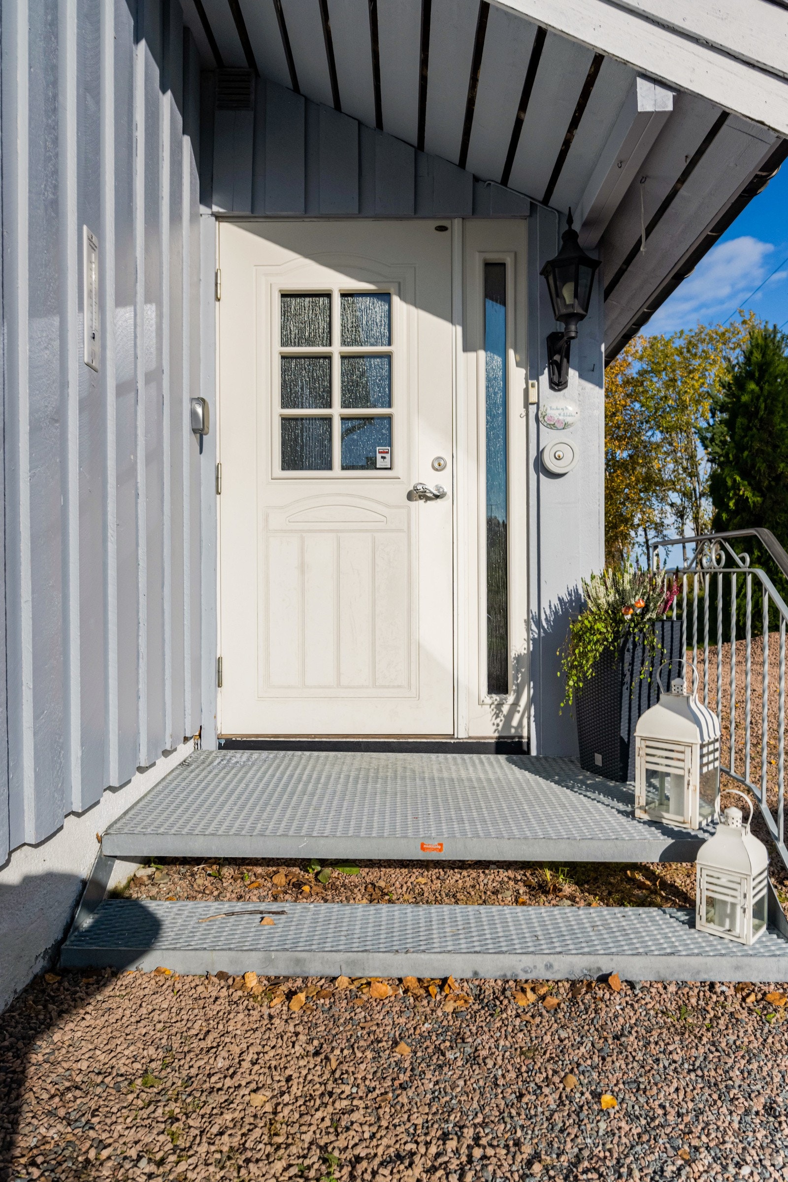Overbygd inngangsparti Galleribilde