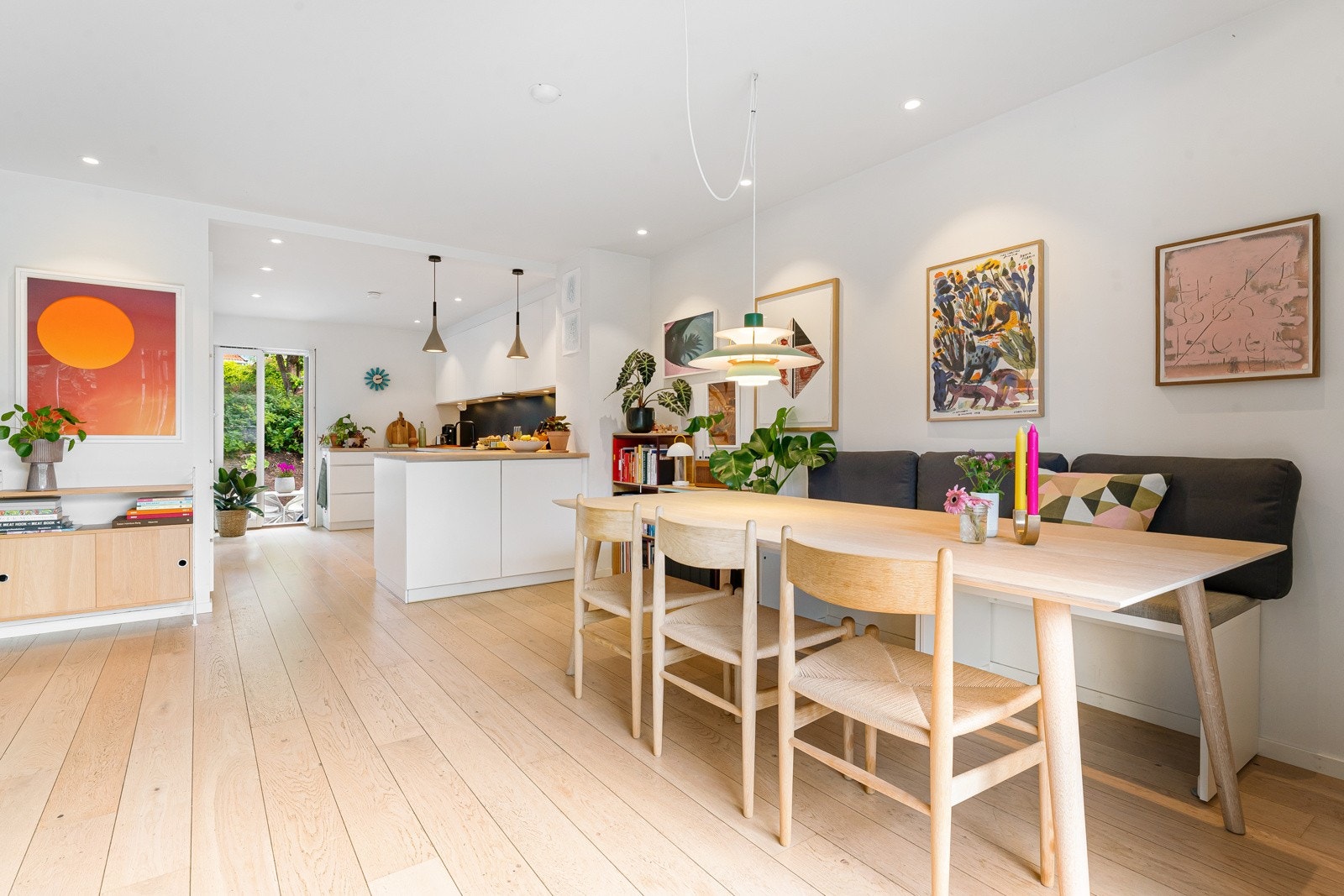 God plass til langbord til større anledninger. Galleribilde