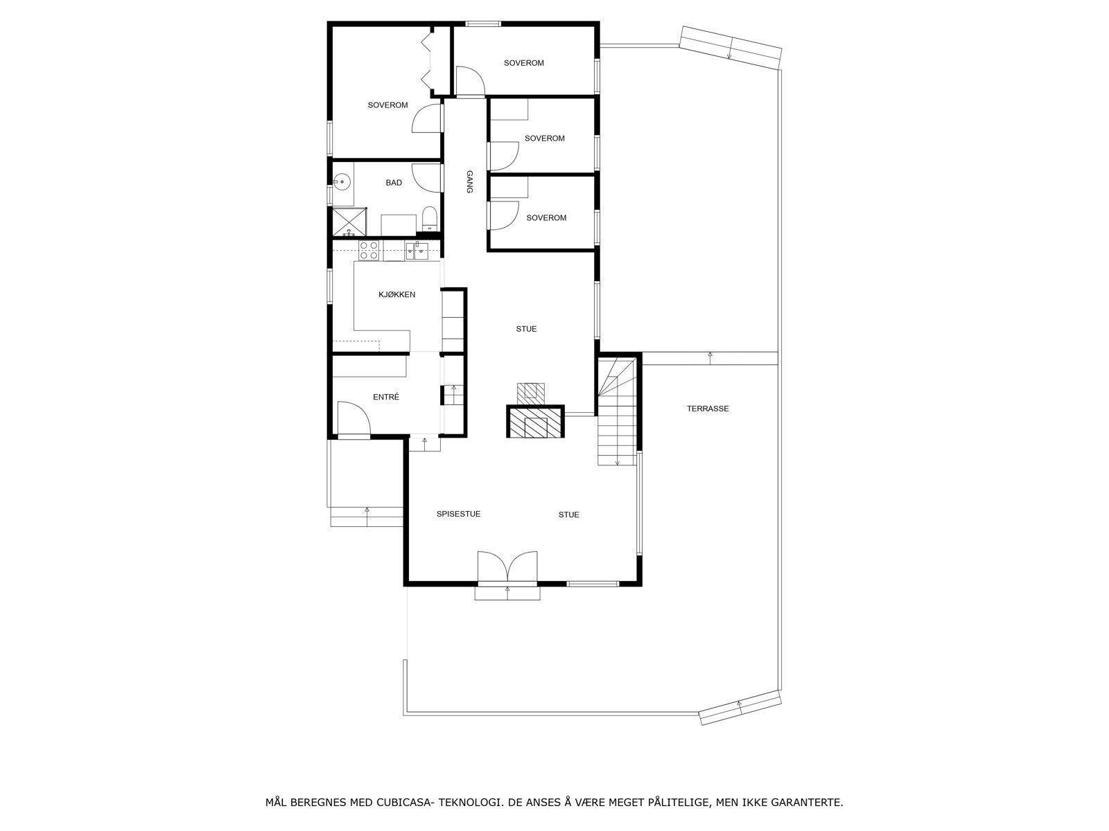 Veiledende planskisse 1.etg Galleribilde