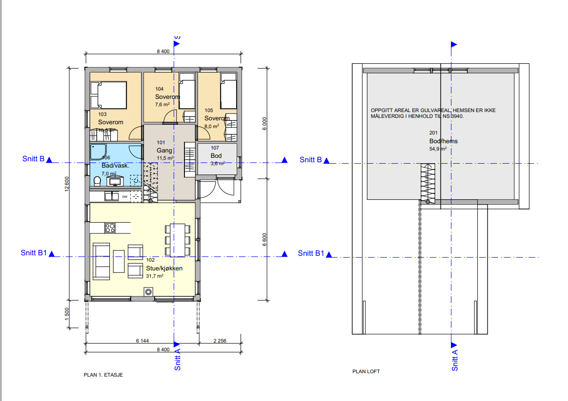 Plantegning Galleribilde
