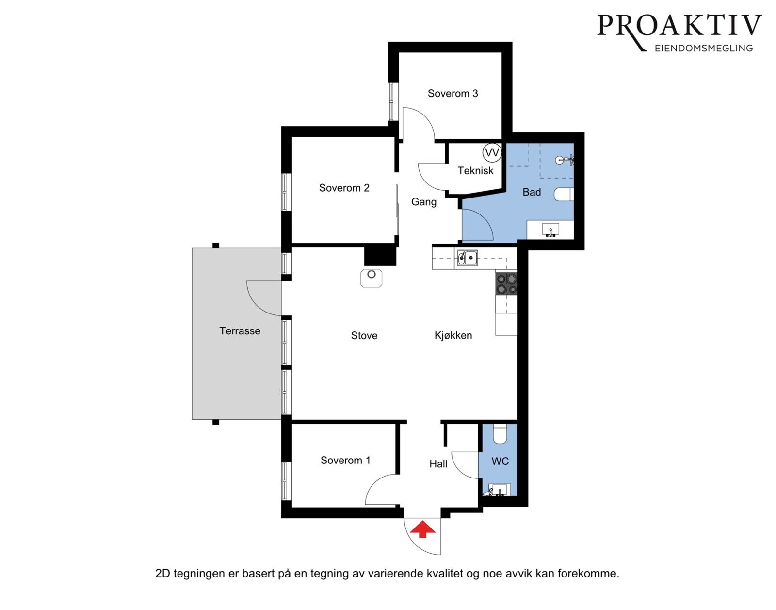 Plantegning Galleribilde