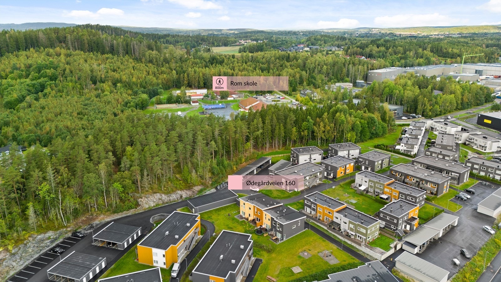 Dronefoto Galleribilde