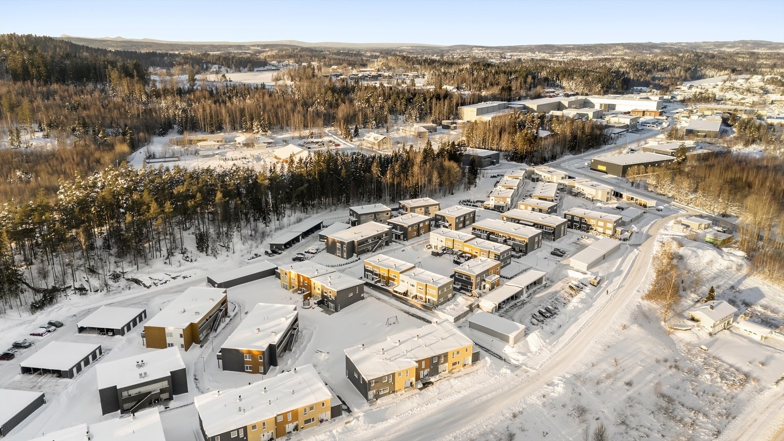 Dronefoto Galleribilde