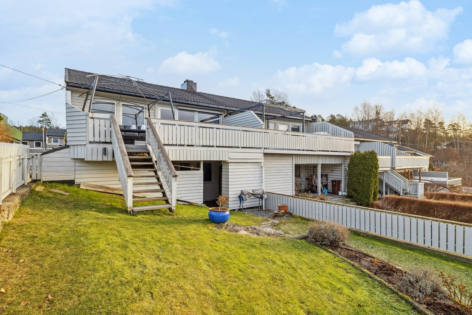 Fasade fra hagesiden. Galleribilde