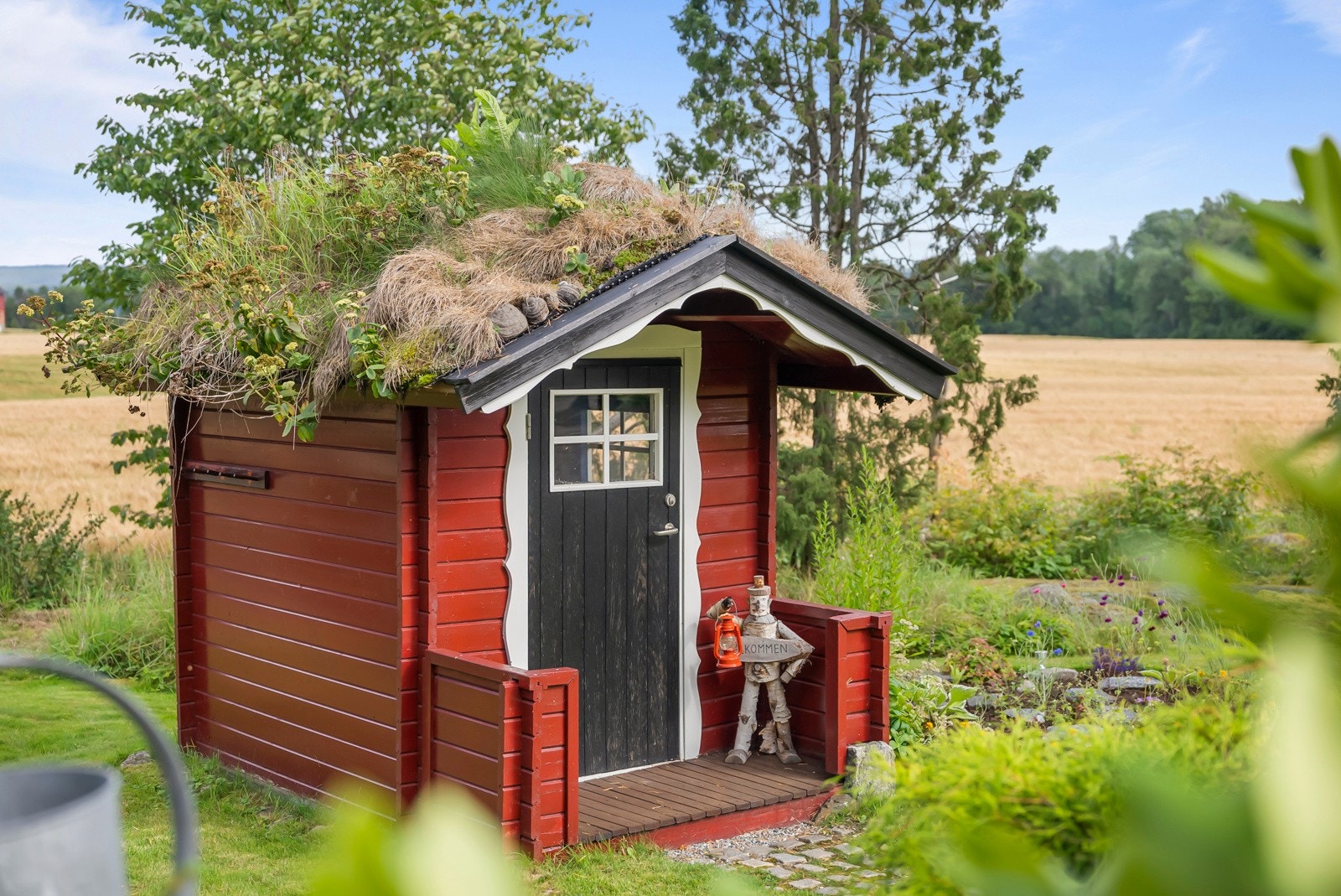 Hagen er utmerket for lek og aktiviteter. Her vil både små og store kunne trives. Galleribilde