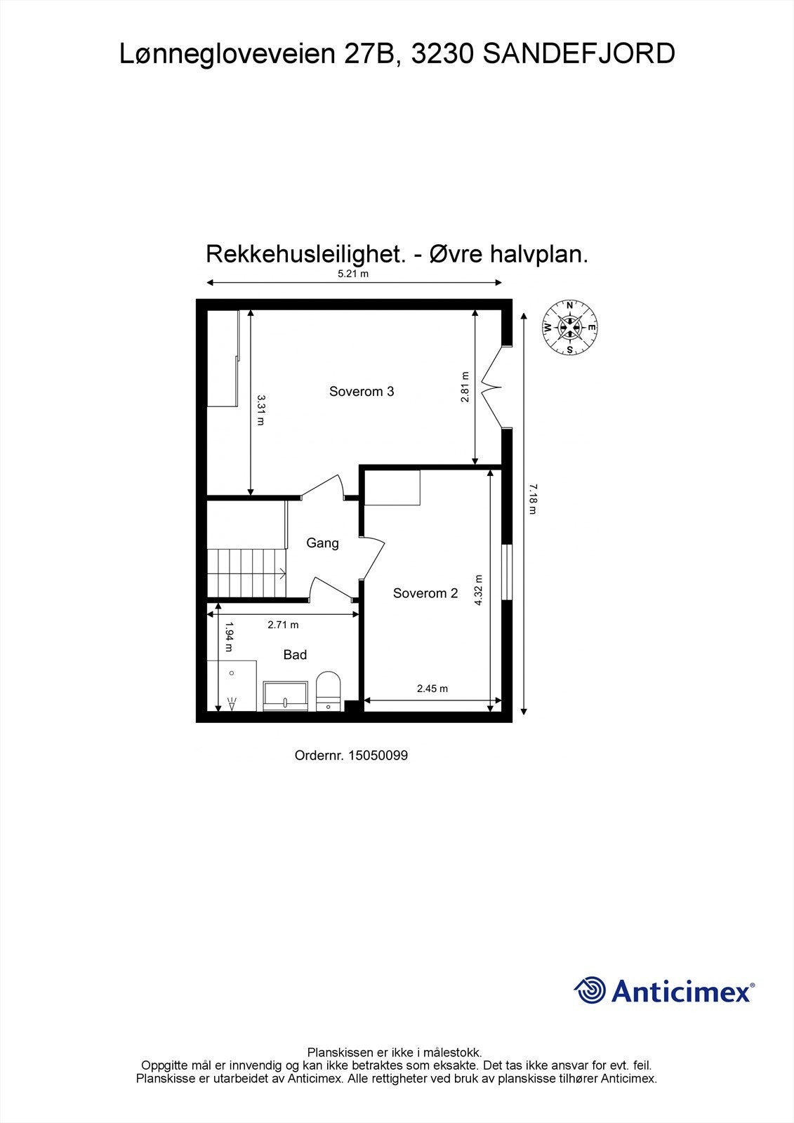 Plantegning 2. etasje Galleribilde