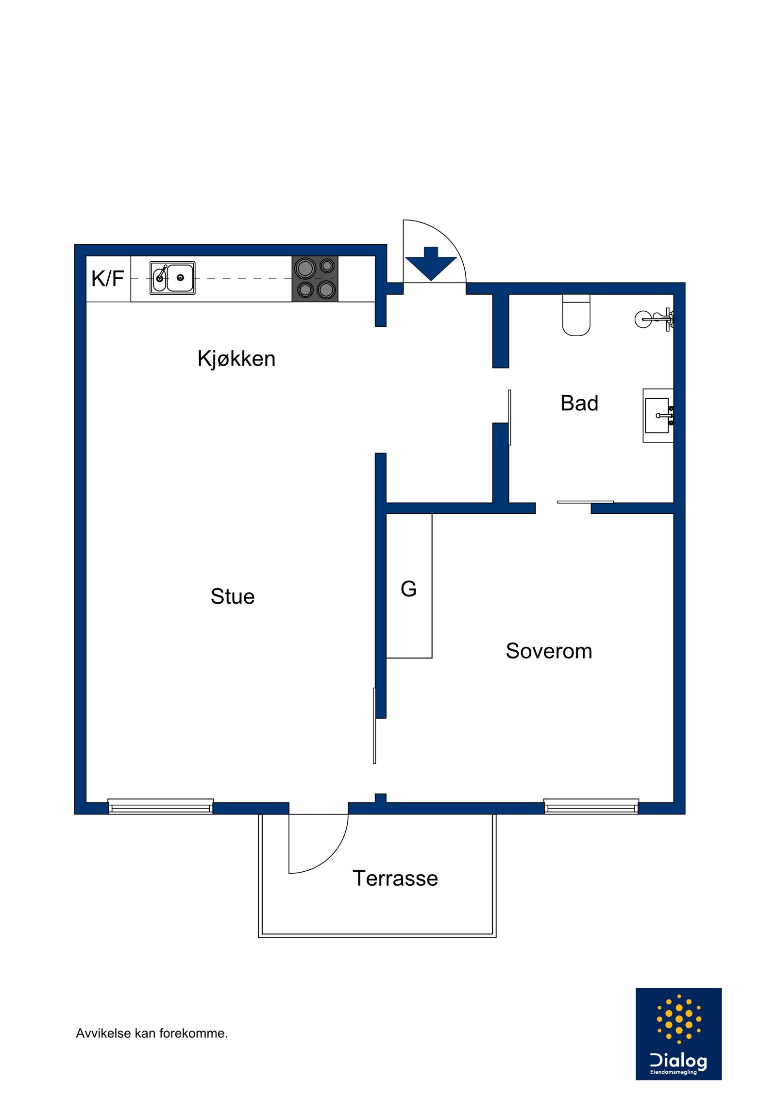 Plantegning Galleribilde