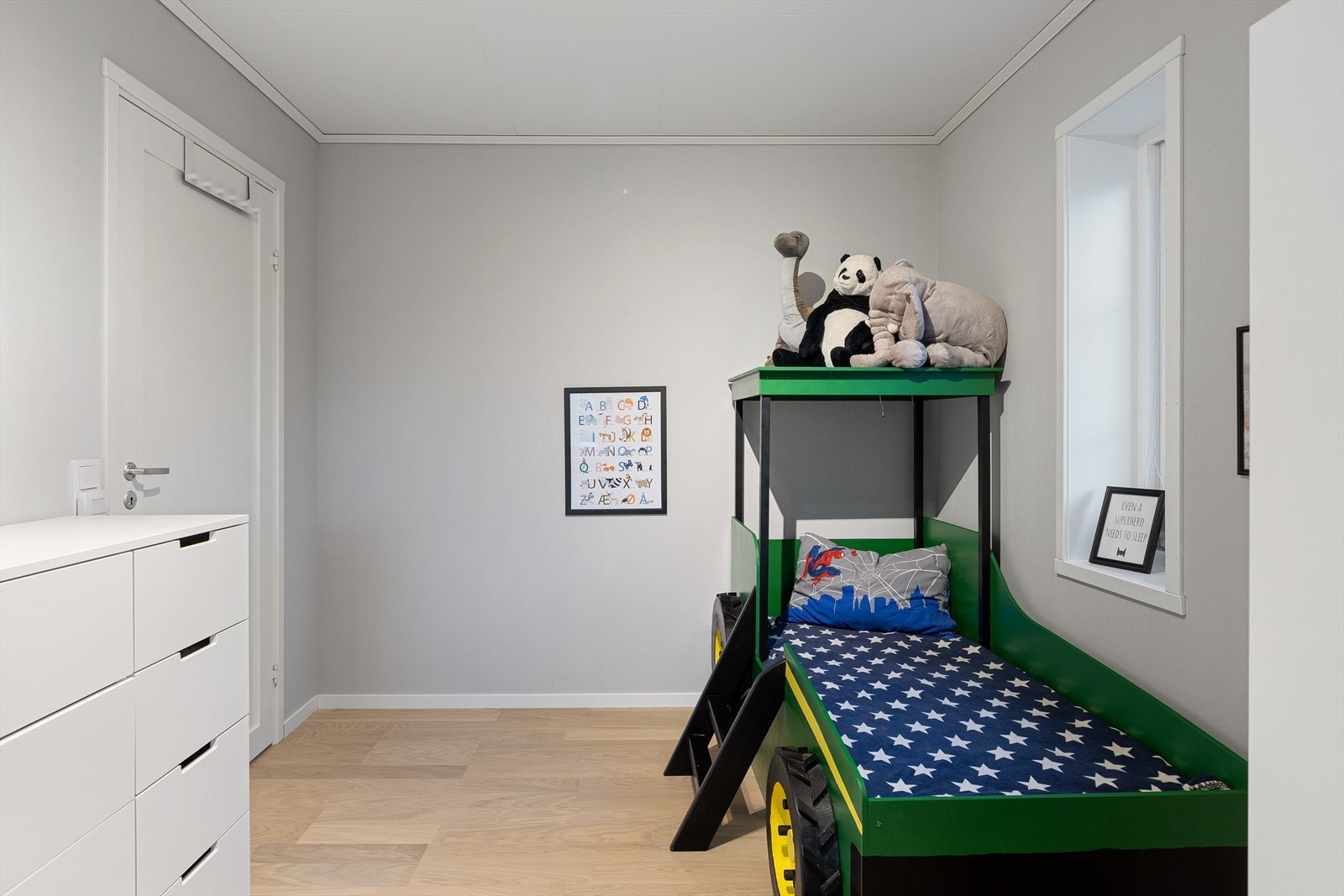 Soverom 3 er også velegnet som barne-/gjesterom, kontor eller lignende. Galleribilde