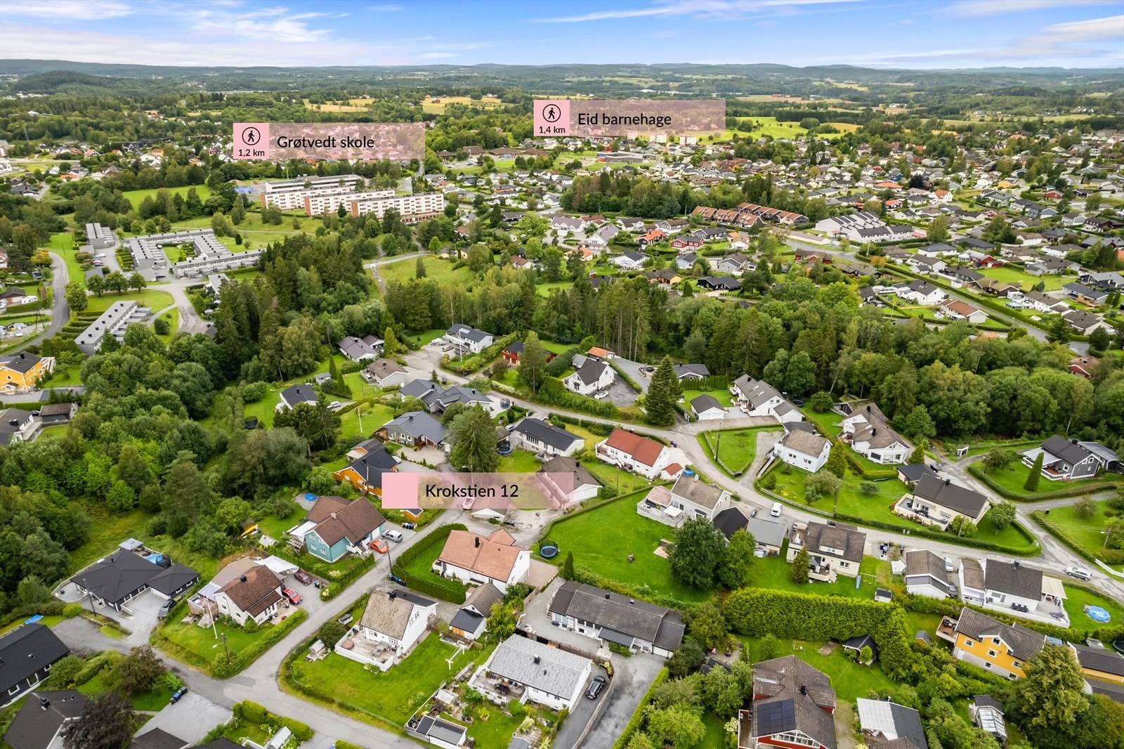 Dronefoto Galleribilde