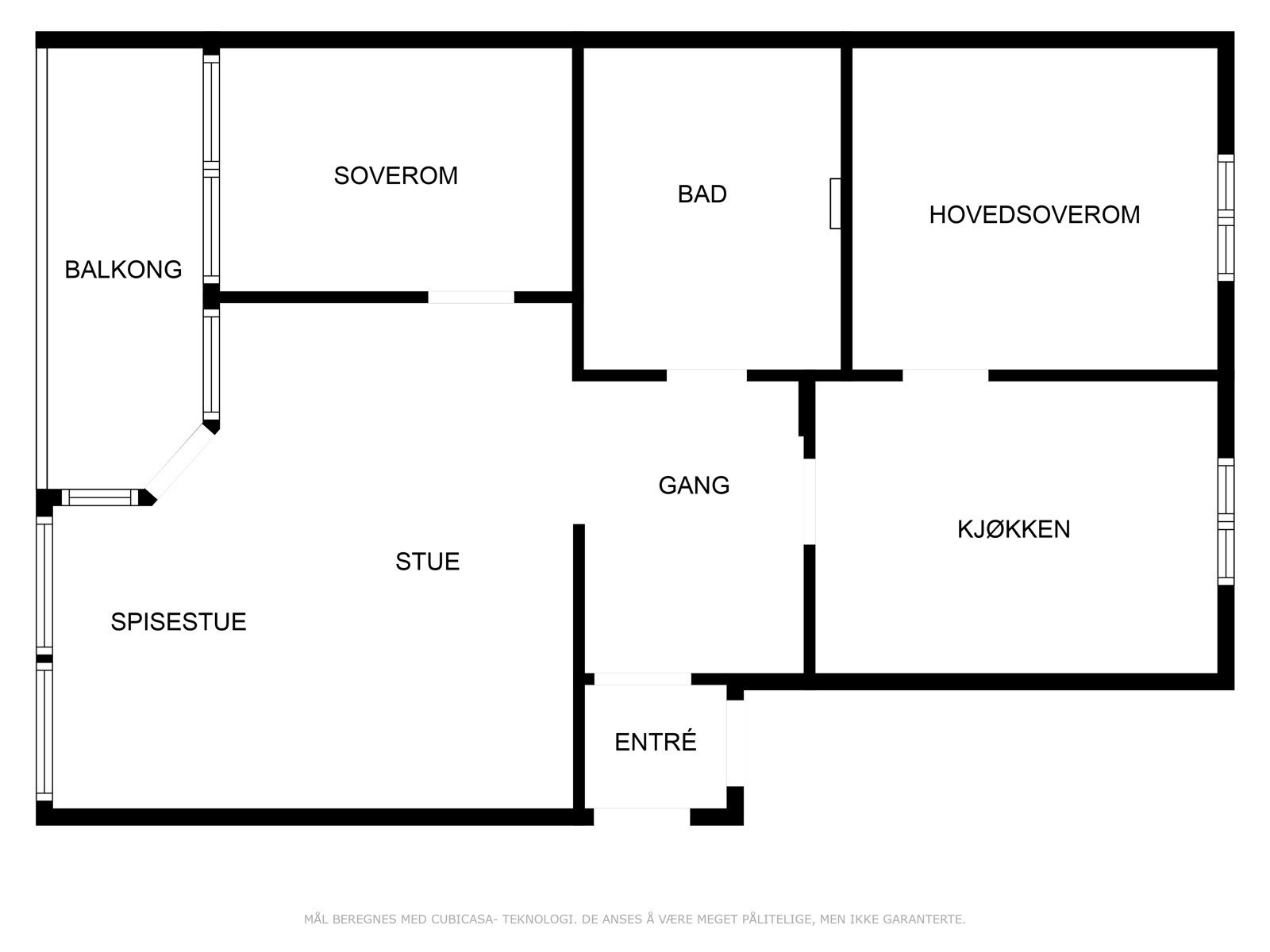 Plantegning Galleribilde