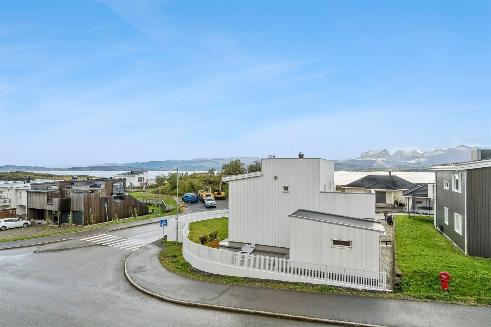 Utsikt fra balkongen Galleribilde