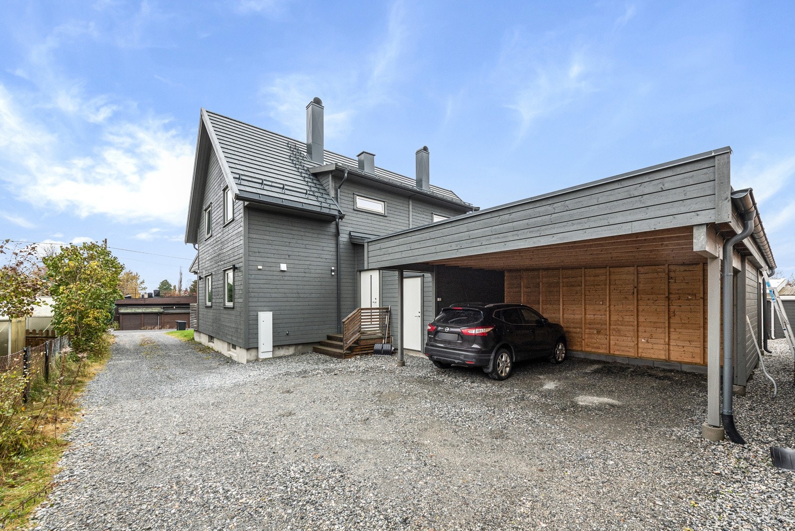Dobbel carport Galleribilde